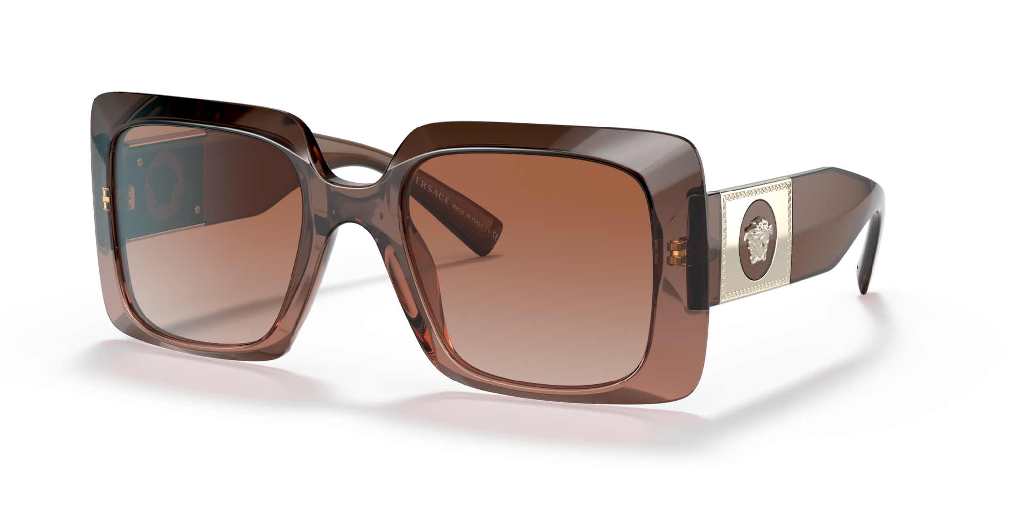 Occhiali da Sole Versace Donna 0VE4405 Transparent Brown Gradient