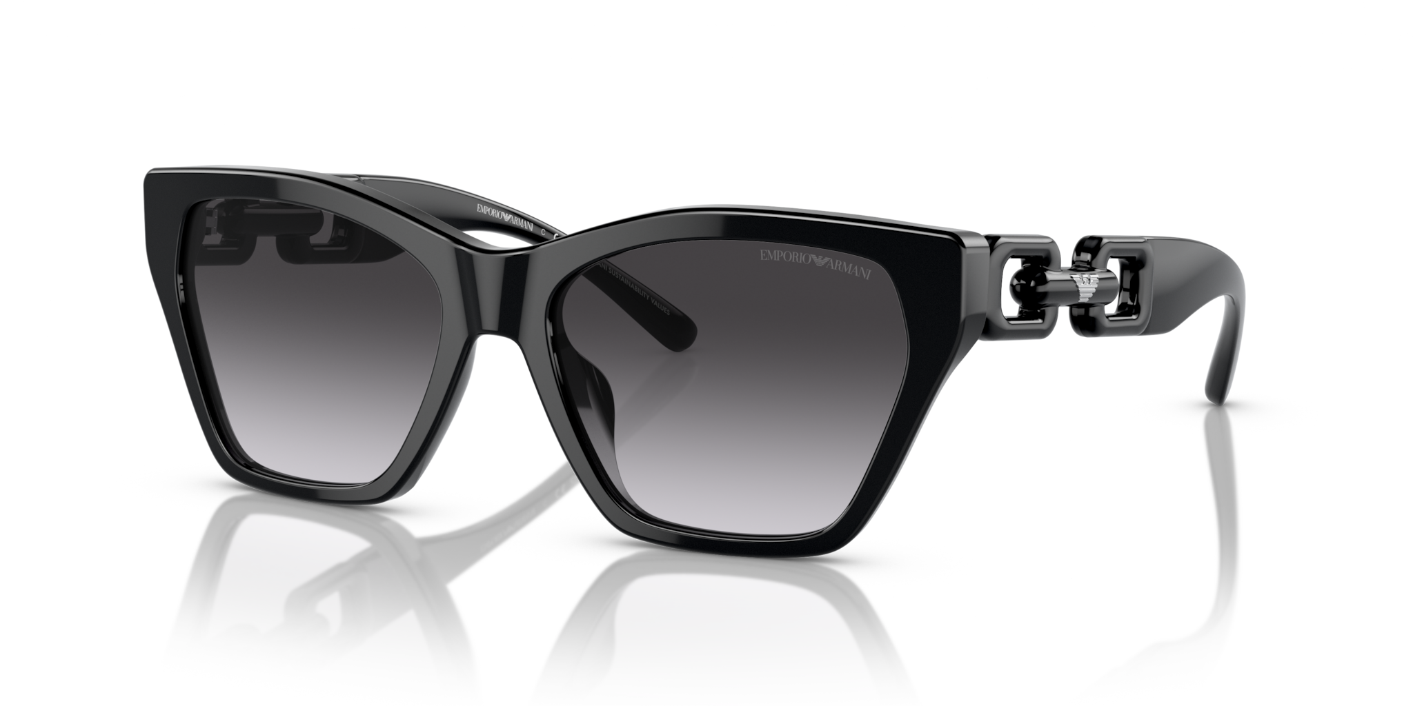 Occhiali da Sole Donna Emporio Armani EA4203U Neri Lucidi Originali
