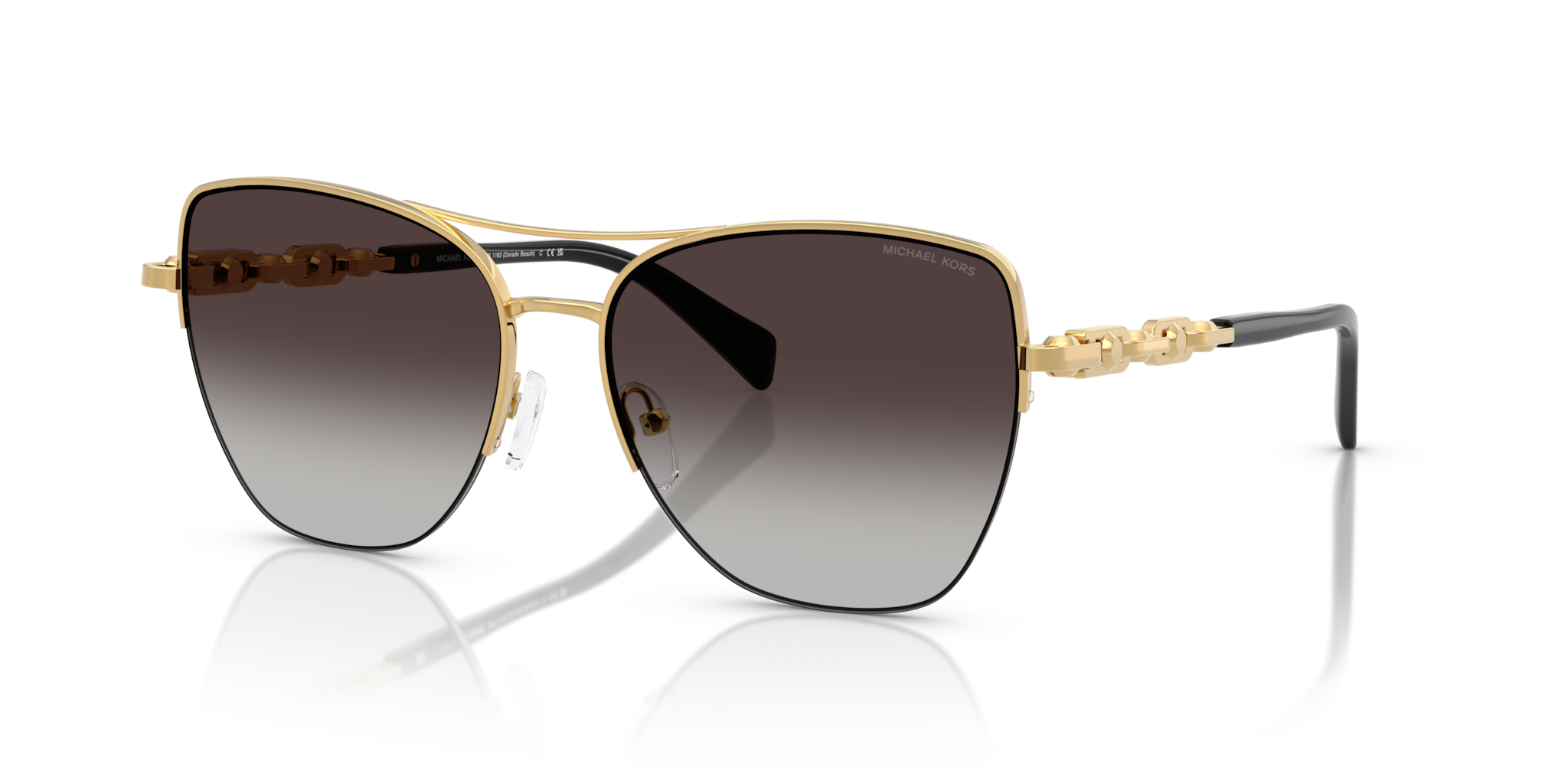 Occhiali da sole Michael Kors Dorado Beach donna 0MK1163 Oro Lucido