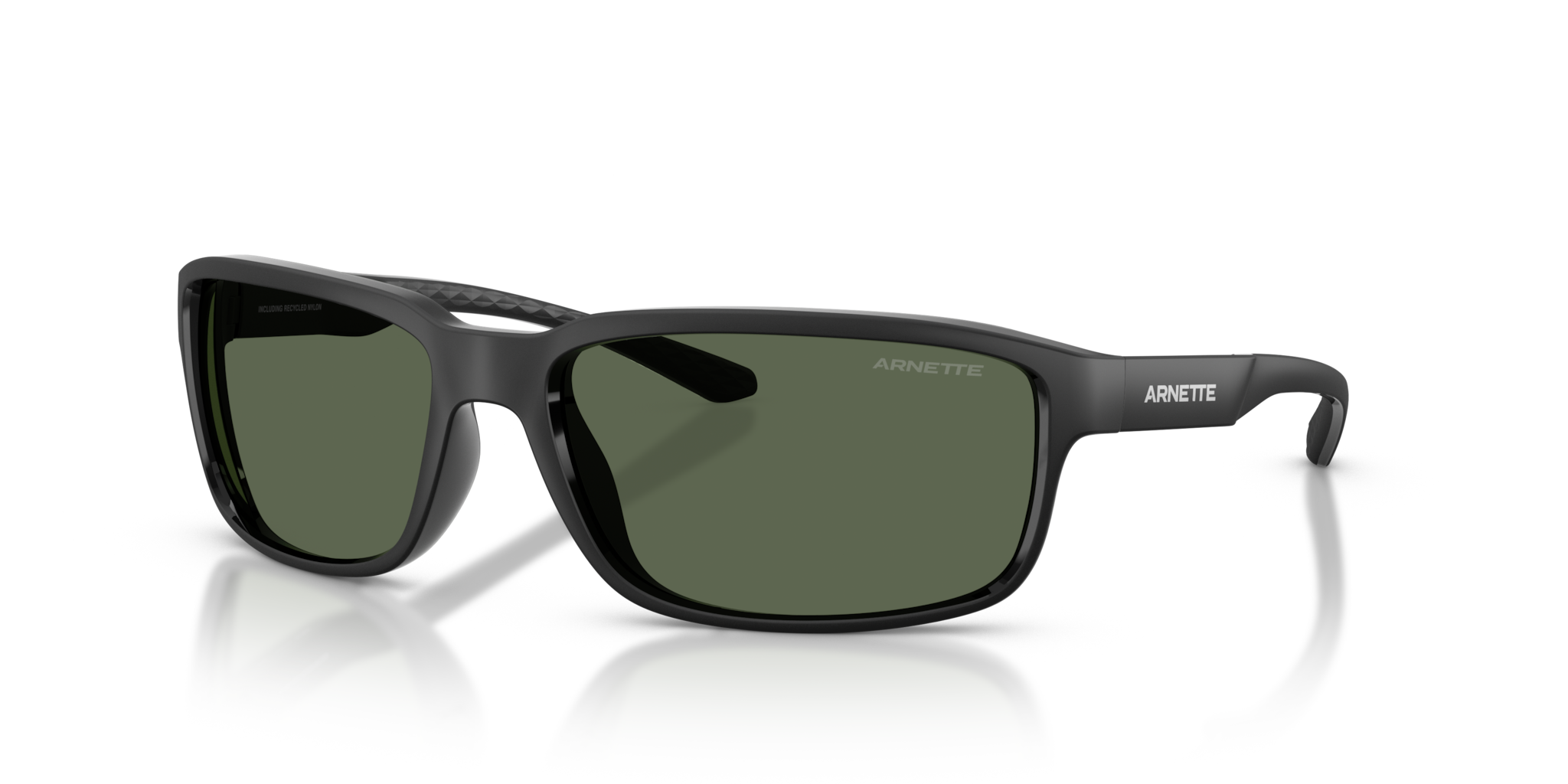 Occhiali da Sole Arnette AN4373 Uomo Nero Opaco Riciclato