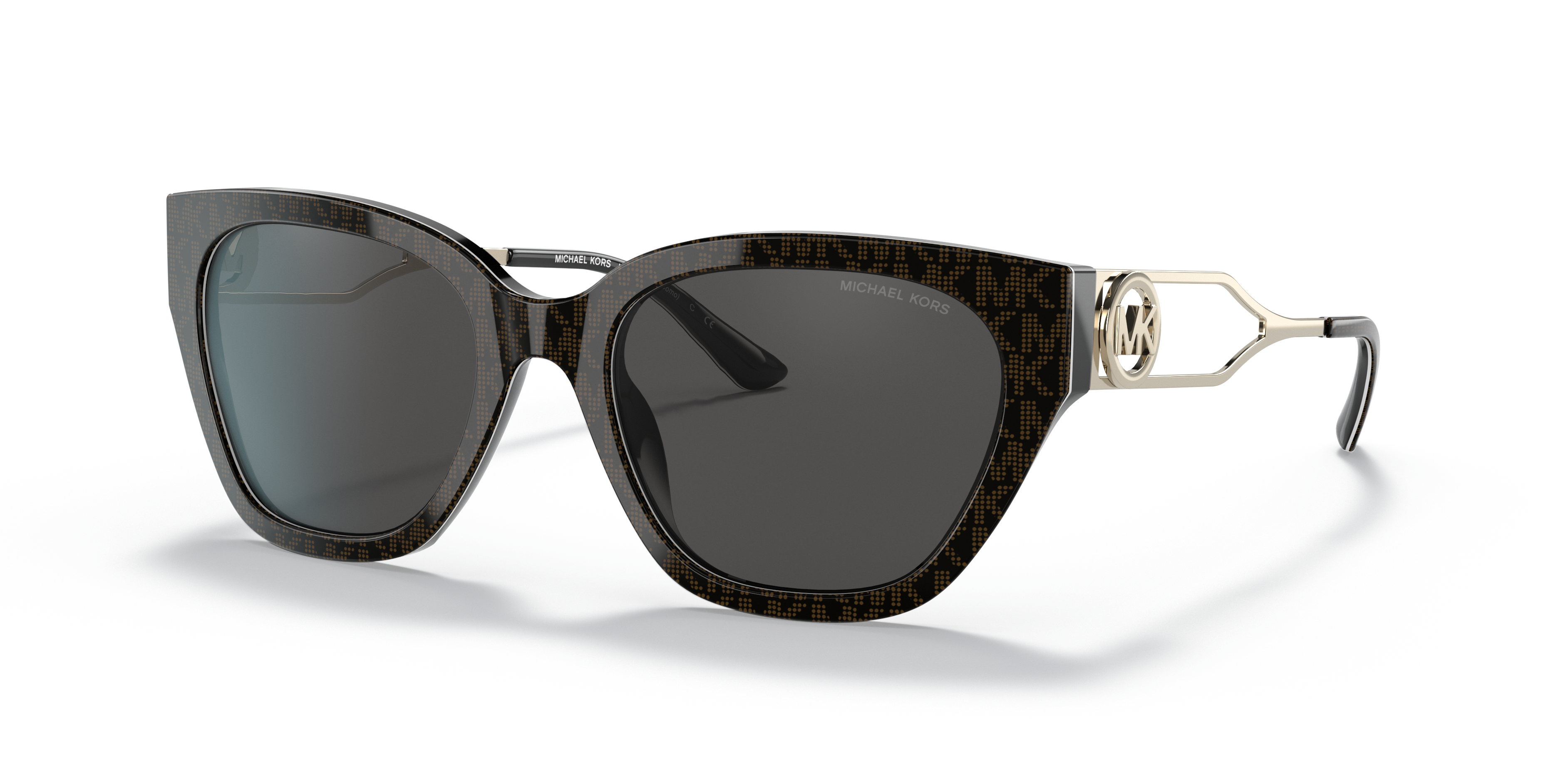 Michael Kors Lake Como Donna - Occhiali da Sole Brown Signature Pvc