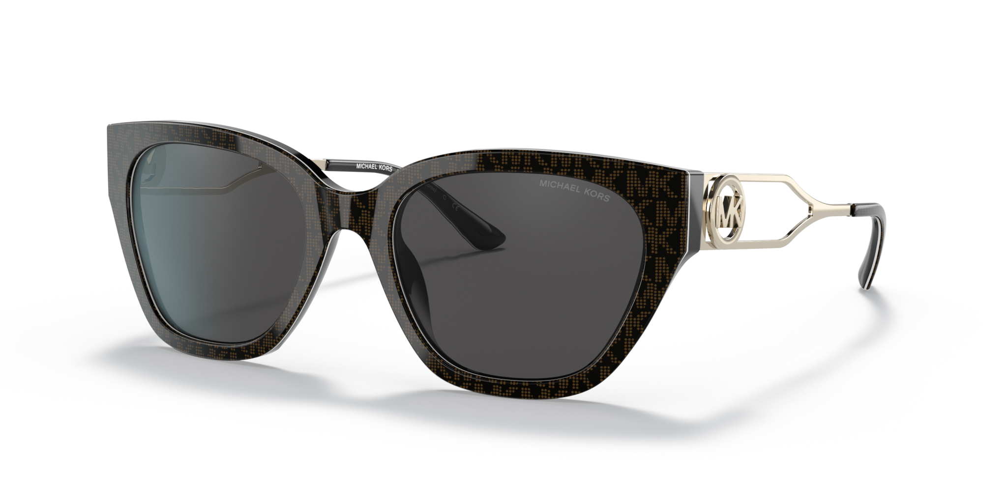 Michael Kors Lake Como Donna - Occhiali da Sole Brown Signature Pvc