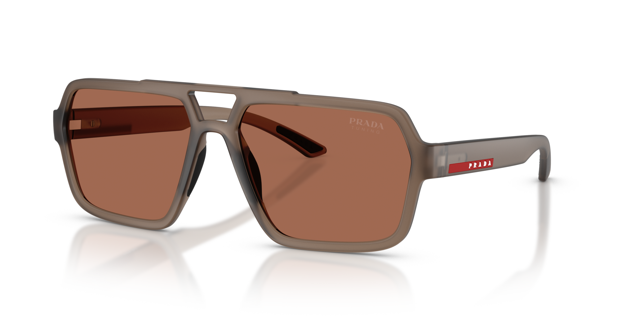Occhiali da Sole Prada Linea Rossa 0PS A06S Uomo - Transparent Brown