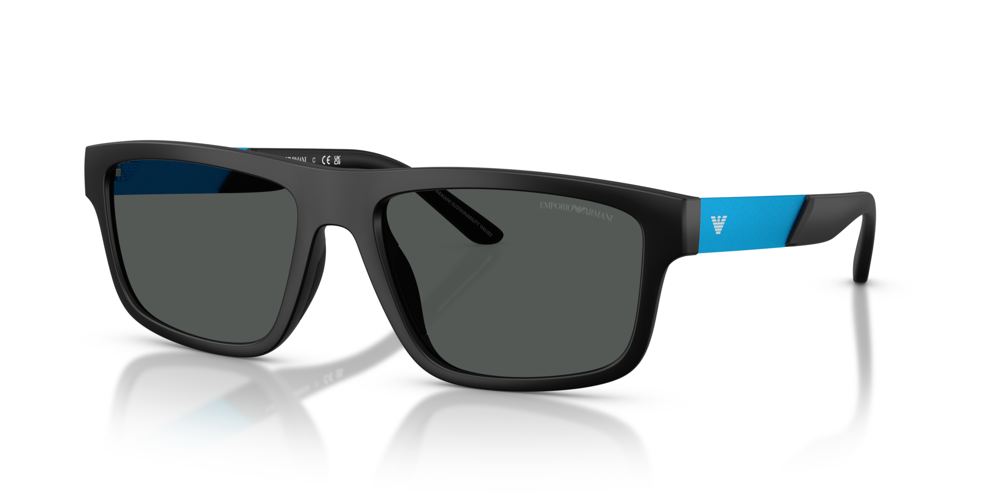 Occhiali da sole uomo Emporio Armani EA4244U Nero Opaco originali