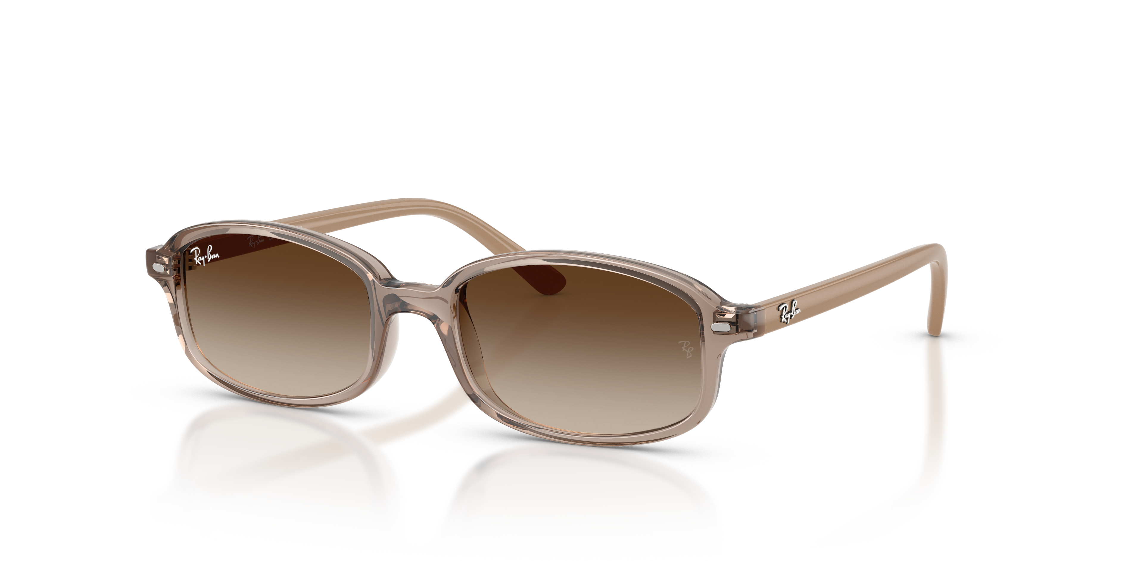 Occhiali da Sole Ray-Ban Bambini Beige Trasparente RB9132S Originali