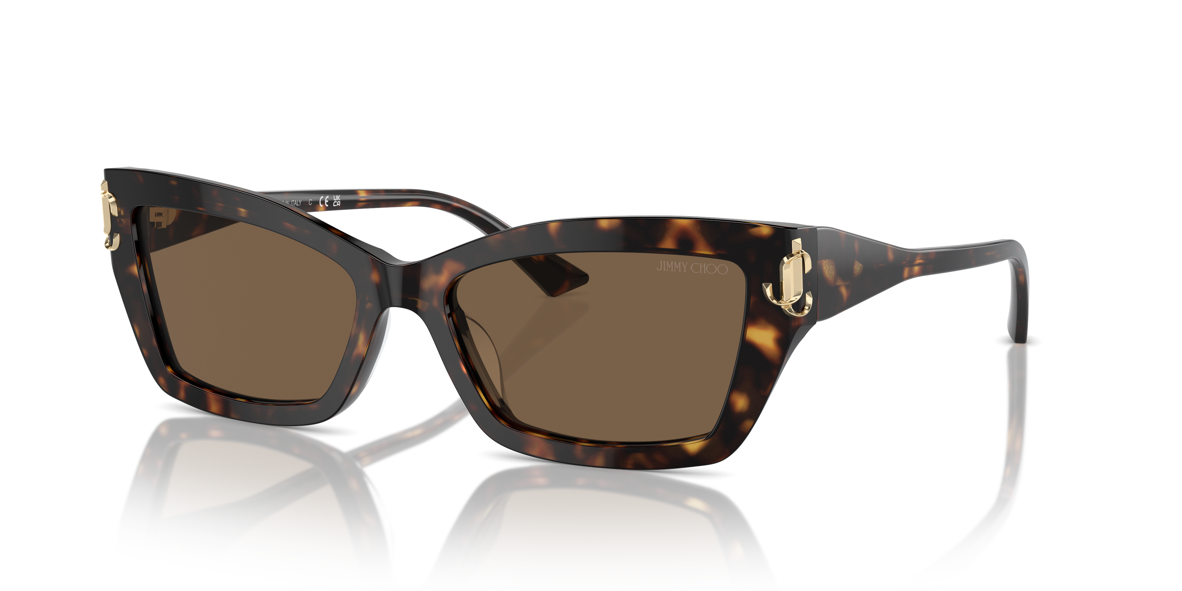 Occhiali da Sole Jimmy Choo JC5011U Donna Havana - Eleganza Iconica