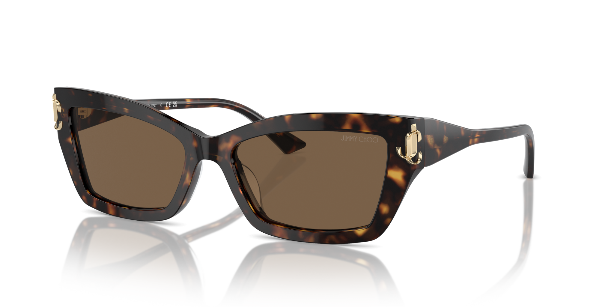 Occhiali da Sole Jimmy Choo JC5011U Donna Havana - Eleganza Iconica