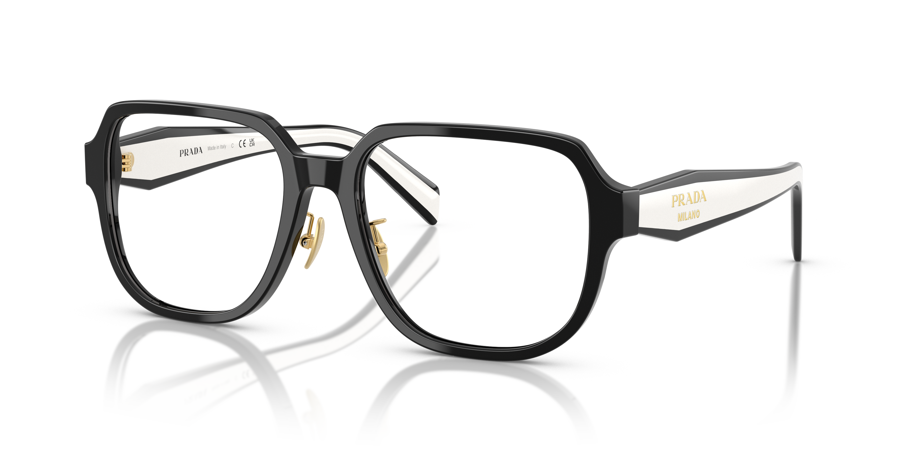 Occhiali da Vista Prada 0PR B07VD Donna Neri | Eleganza Moderna