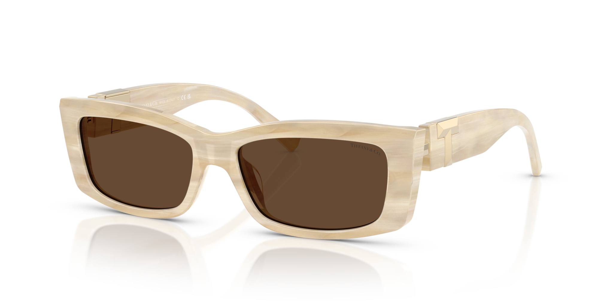 Occhiali da Sole Tiffany TF4240U Donna Striped Ivory