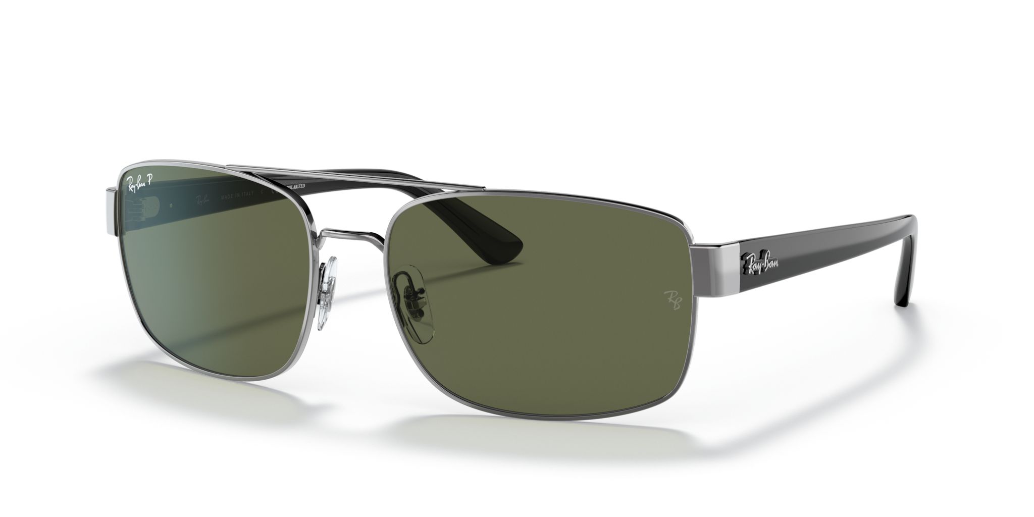 Occhiali da Sole Ray-Ban RB3687 Gunmetal Uomo Originali