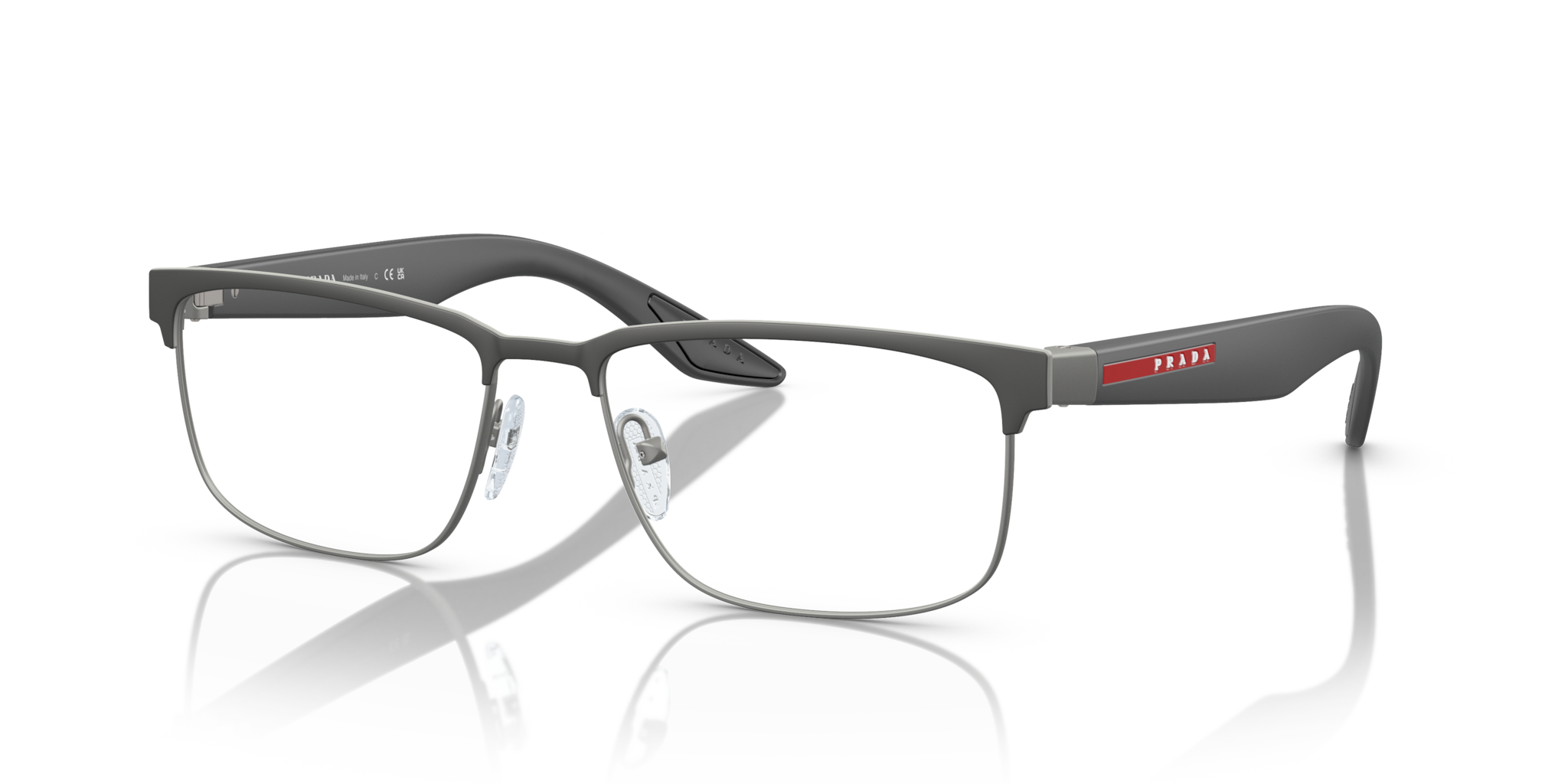 Occhiali da Vista Prada Linea Rossa 0PS 51PV Uomo - Grey Rubber