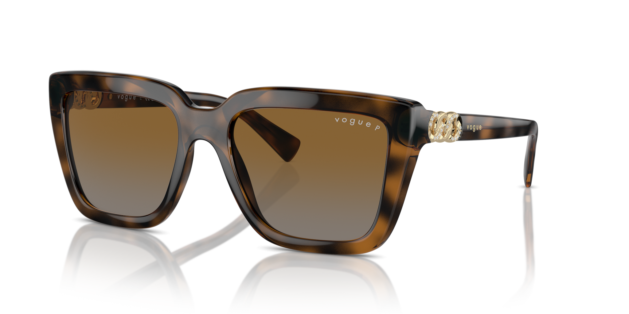Occhiali da Sole Vogue Donna VO5575SB Top Havana - Spedizione Gratuita
