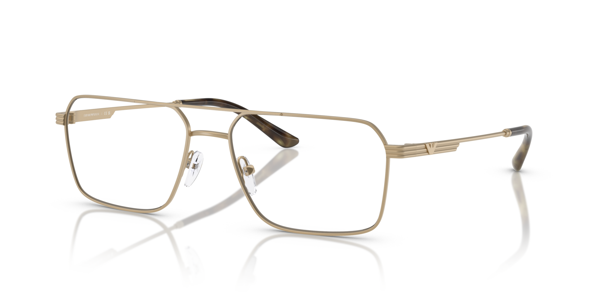 Emporio Armani 0EA1166 - Occhiali da Vista Uomo Matte Pale Gold
