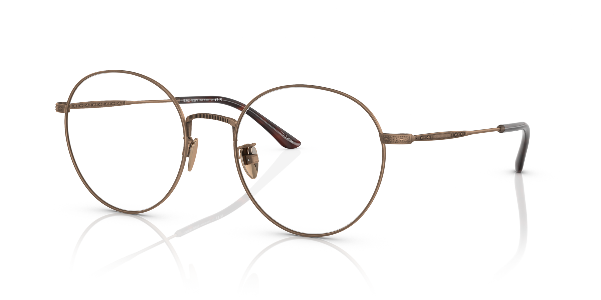 Occhiali da Vista Giorgio Armani 0AR5131TD Uomo Bronzo Spazzolato