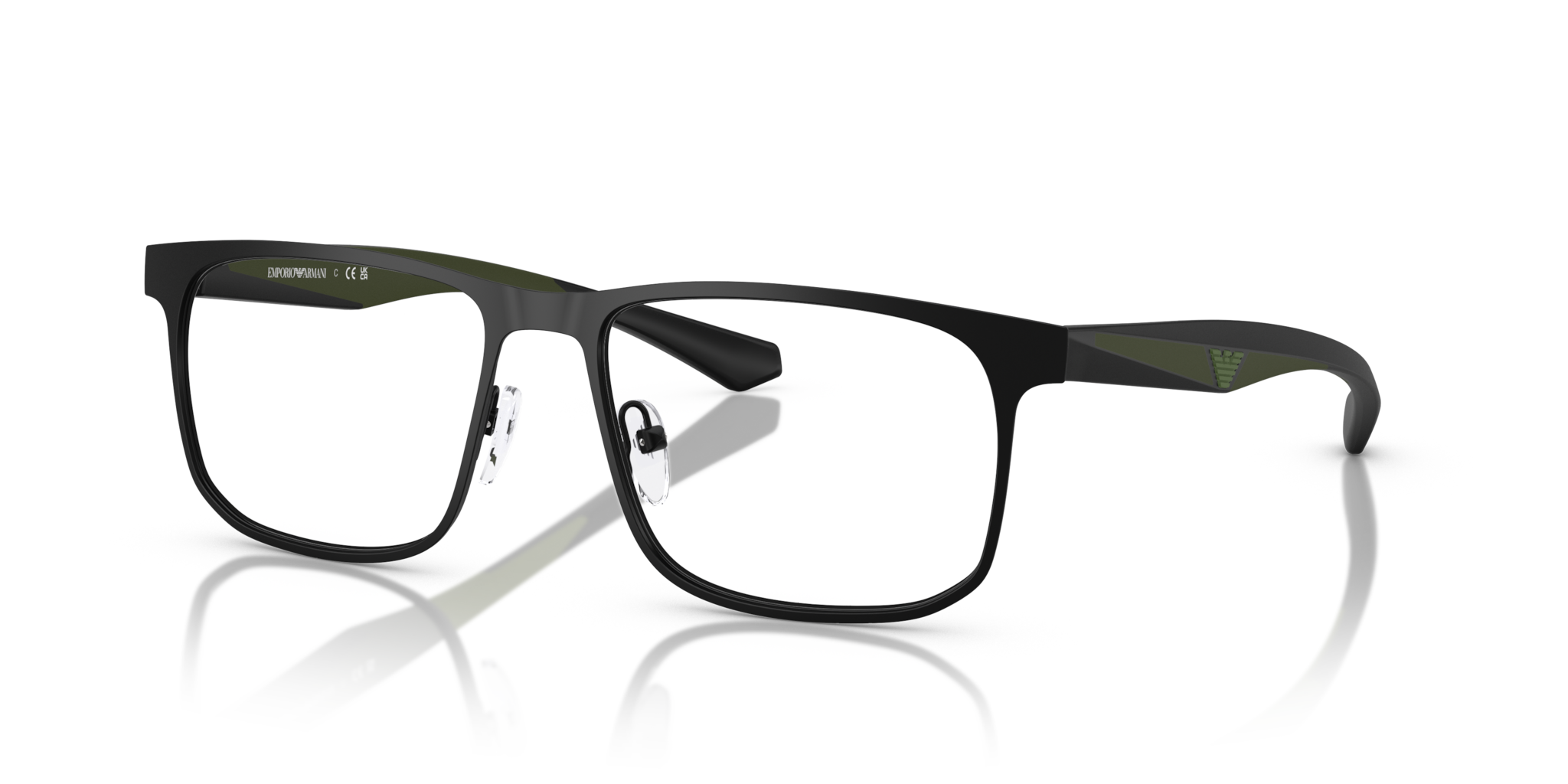 Emporio Armani 0EA1163 | Occhiali da Vista Uomo Nero Opaco