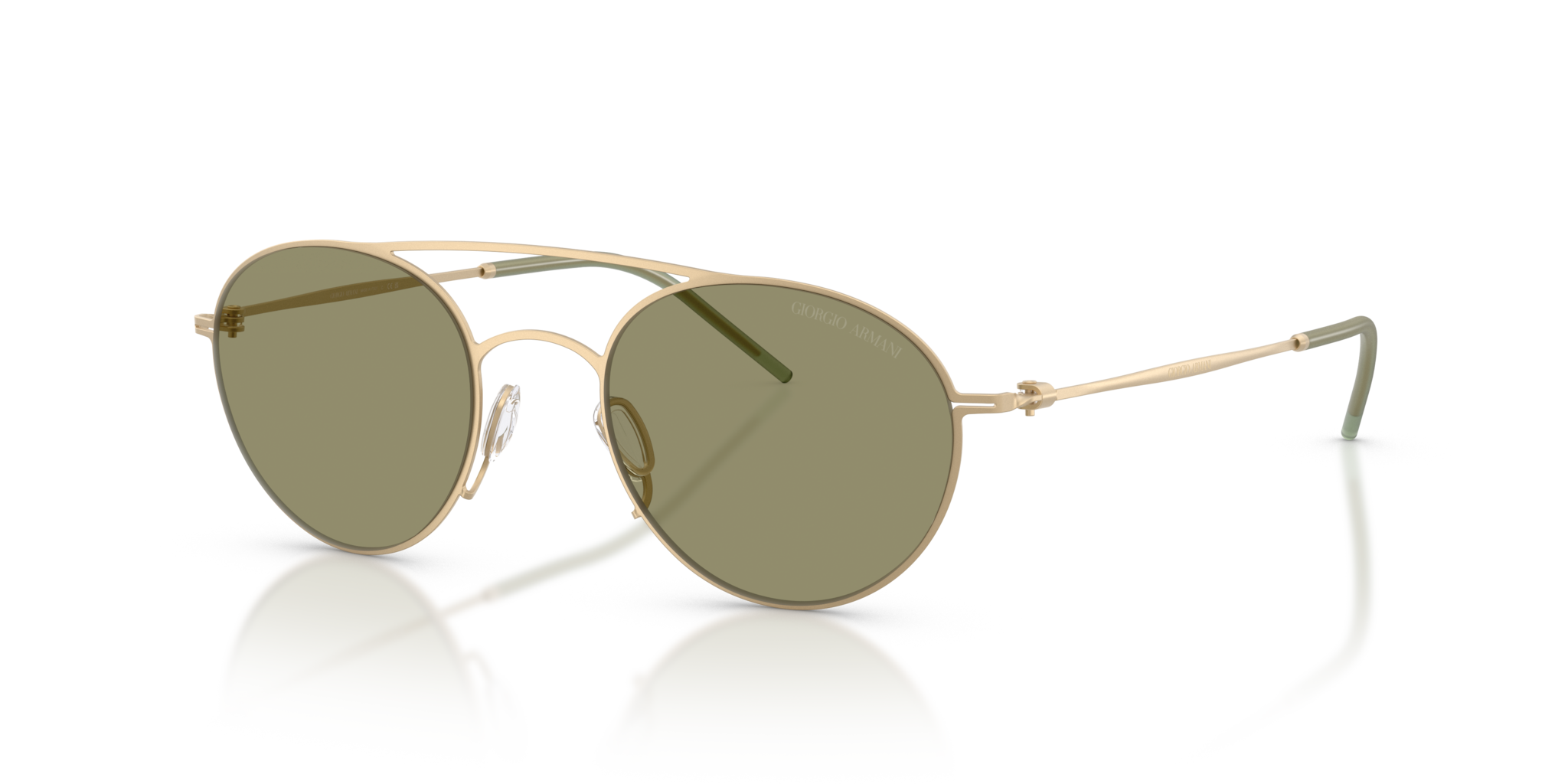 Occhiali da sole Giorgio Armani AR6169 uomo Matte Pale Gold