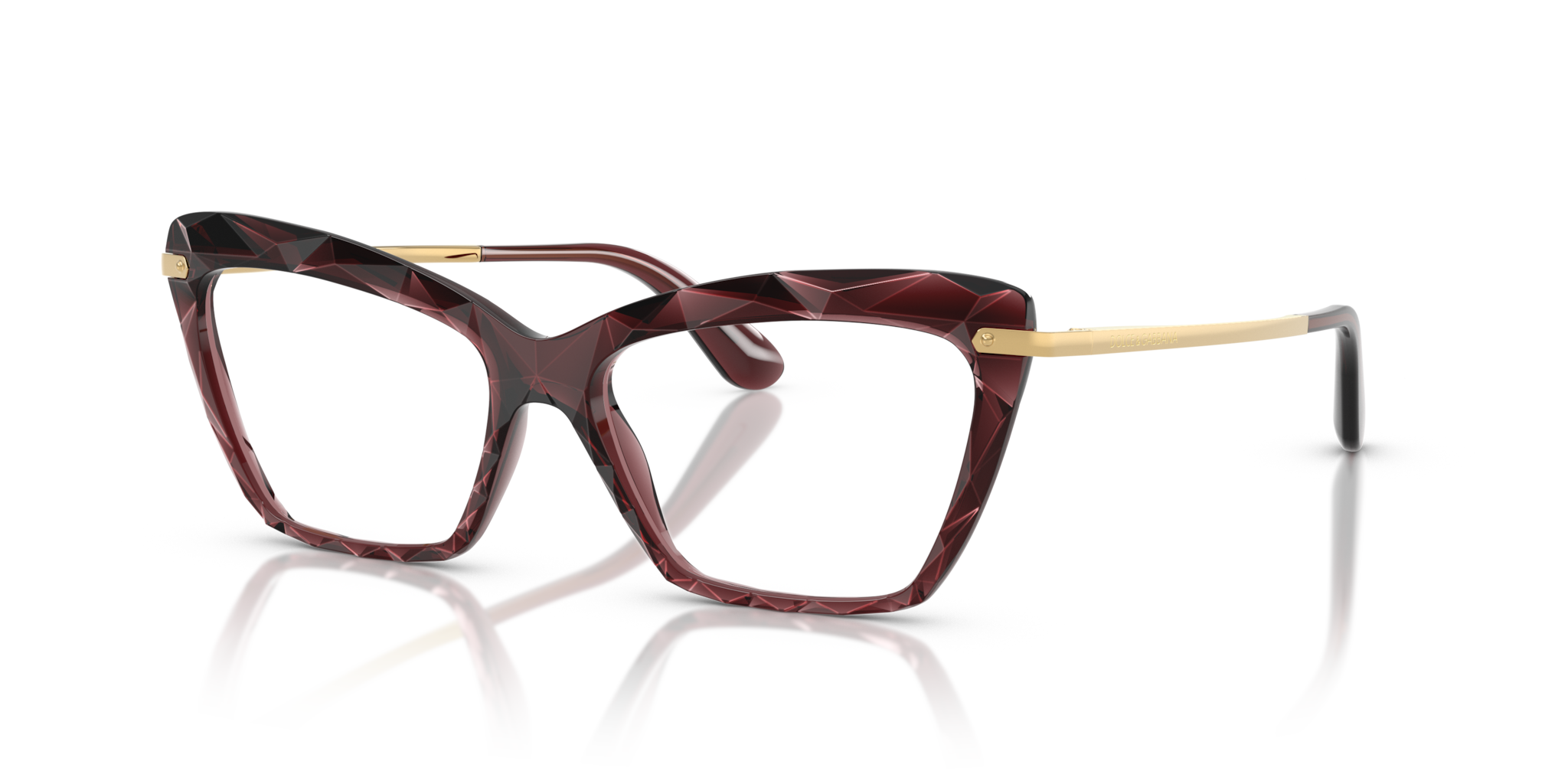 Dolce&Gabbana 0DG5025 Occhiali da Vista Donna - Transparent Bordeaux