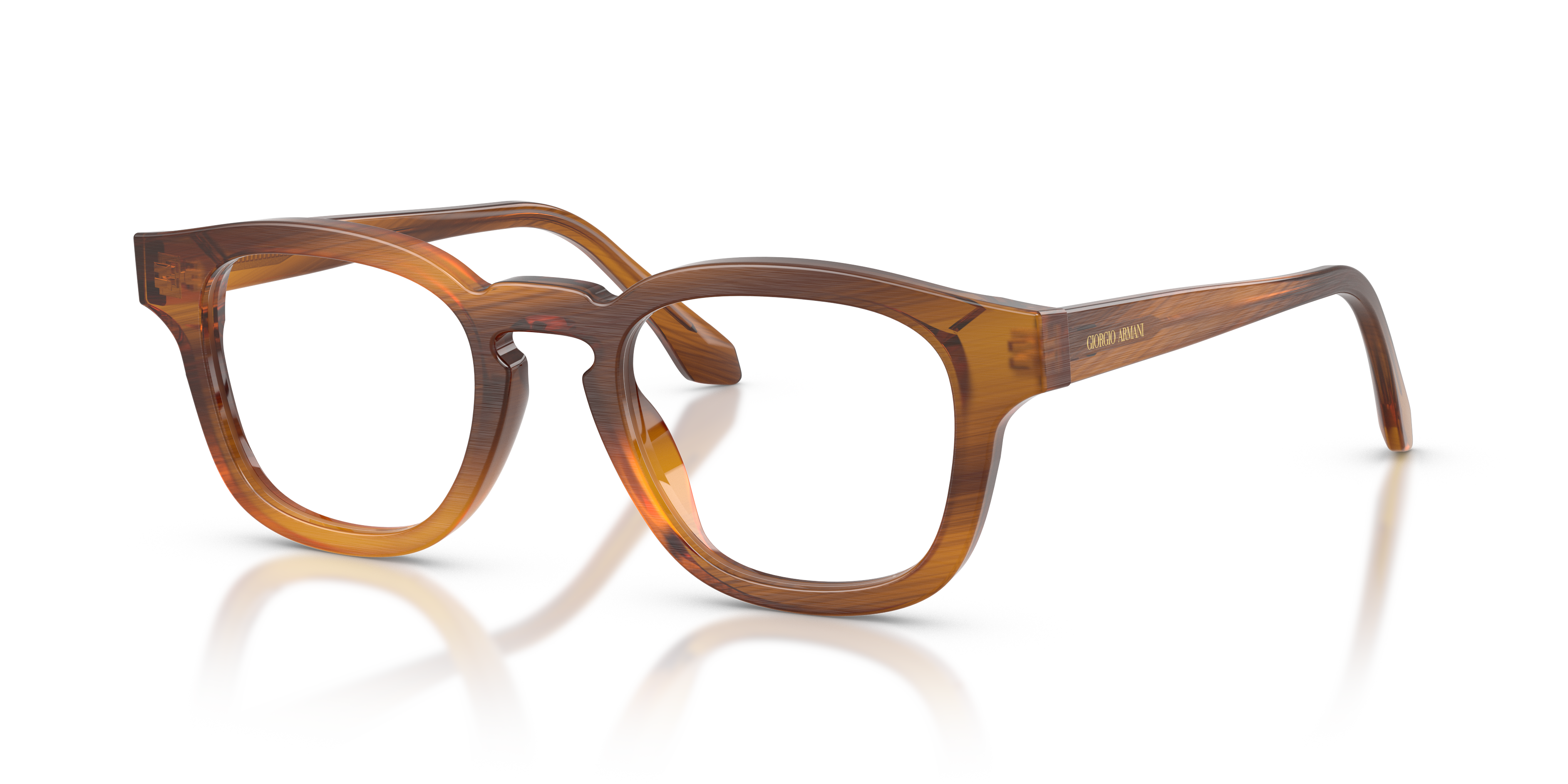 Occhiali da Vista Giorgio Armani 0AR7291U Unisex Striped Honey