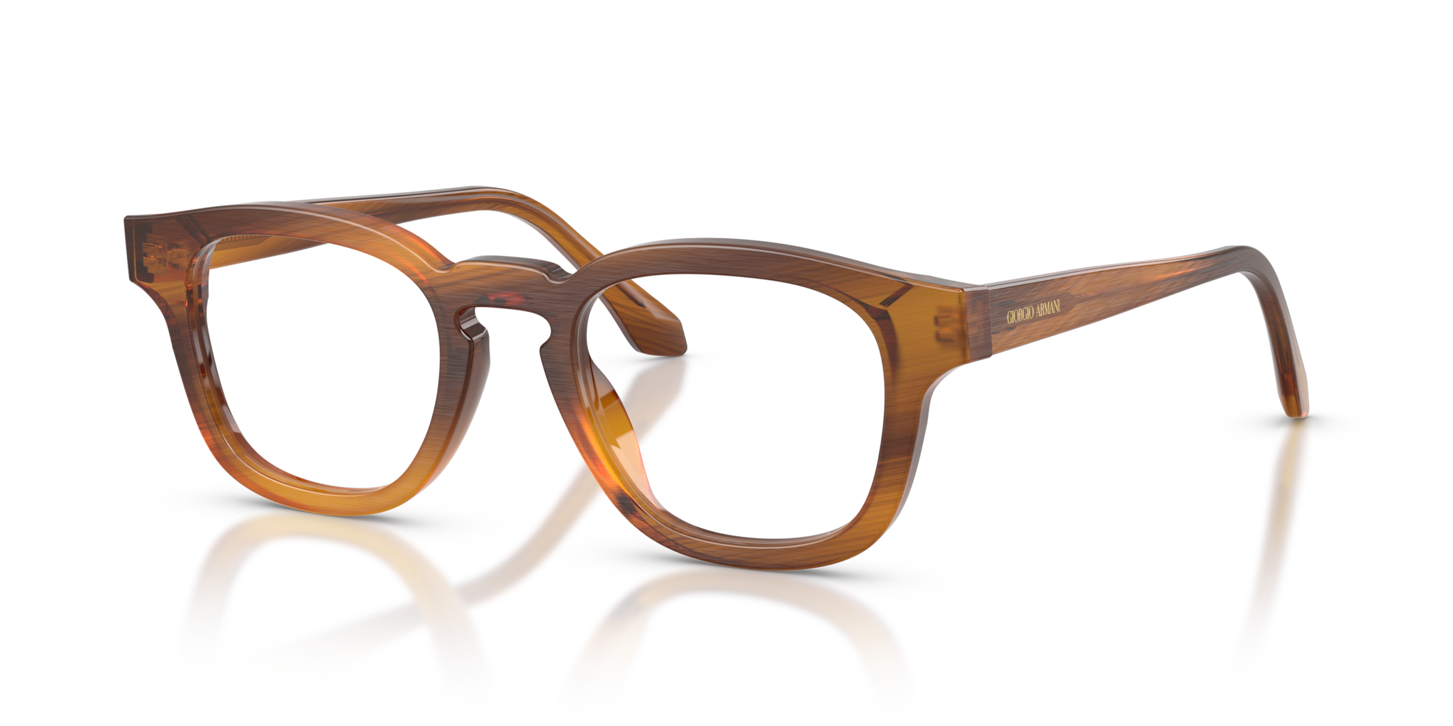 Occhiali da Vista Giorgio Armani 0AR7291U Unisex Striped Honey