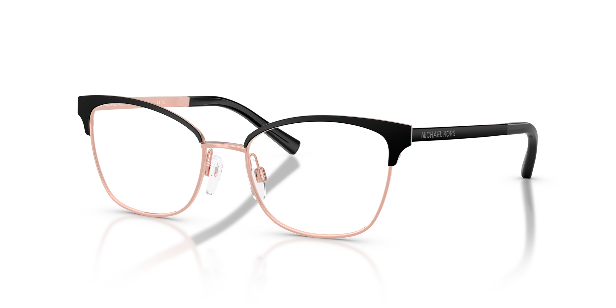 Occhiali da Vista Michael Kors 0MK3012 Donna Nero Opaco/Oro Rosa