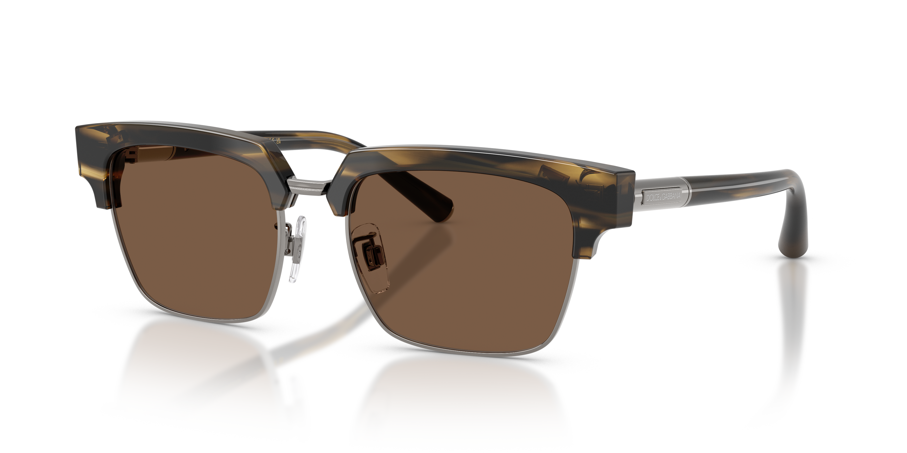 Occhiali da Sole Uomo Dolce&Gabbana DG4522 Striped Brown