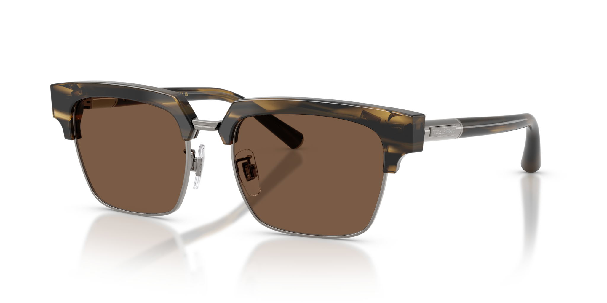 Occhiali da Sole Uomo Dolce&Gabbana DG4522 Striped Brown