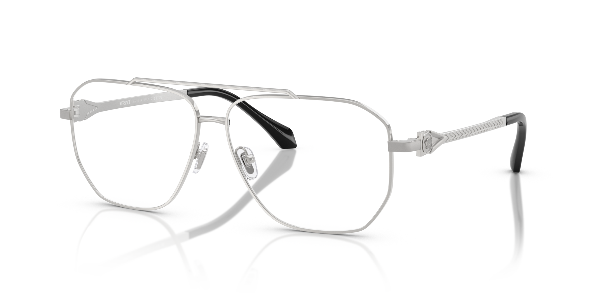 Occhiali da Vista Uomo Versace 0VE1307 Silver - Eleganza Maschile