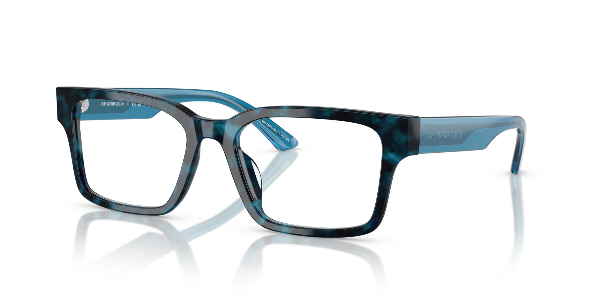 Emporio Armani 0EA3245U Occhiali da Vista Donna Havana Blu