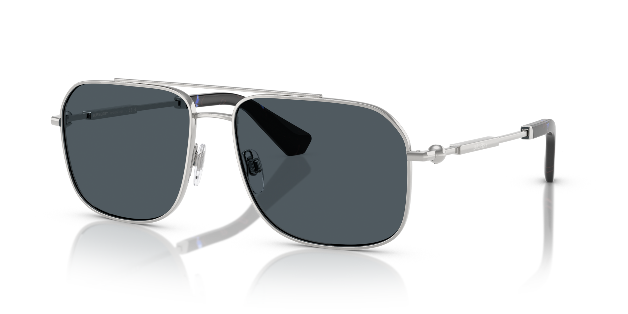 Occhiali da Sole Uomo Burberry BE3159 Silver Originali