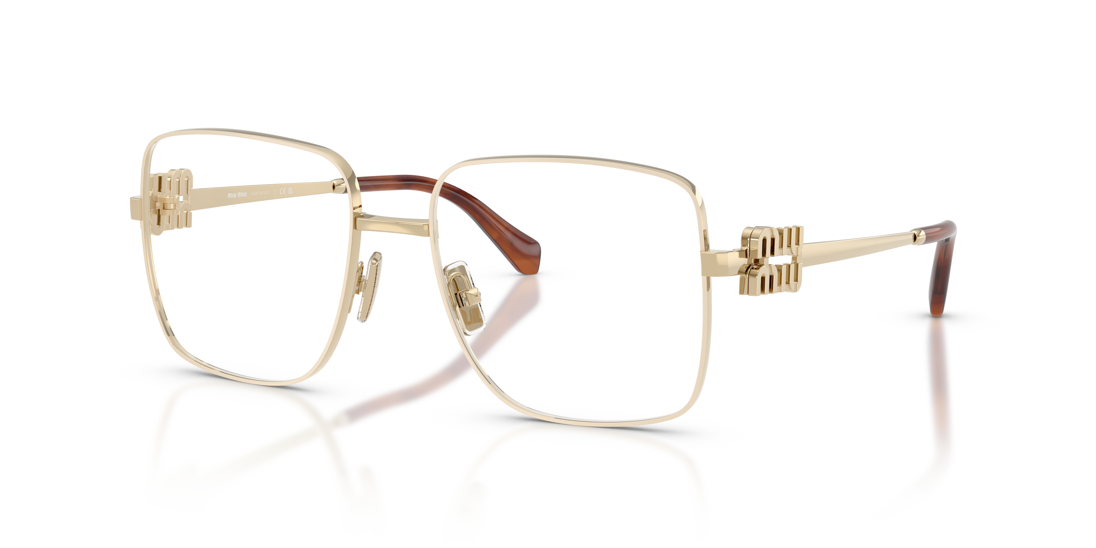 Miu Miu 0MU 51XV | Occhiali da Vista Donna Beige | Acquista Ora