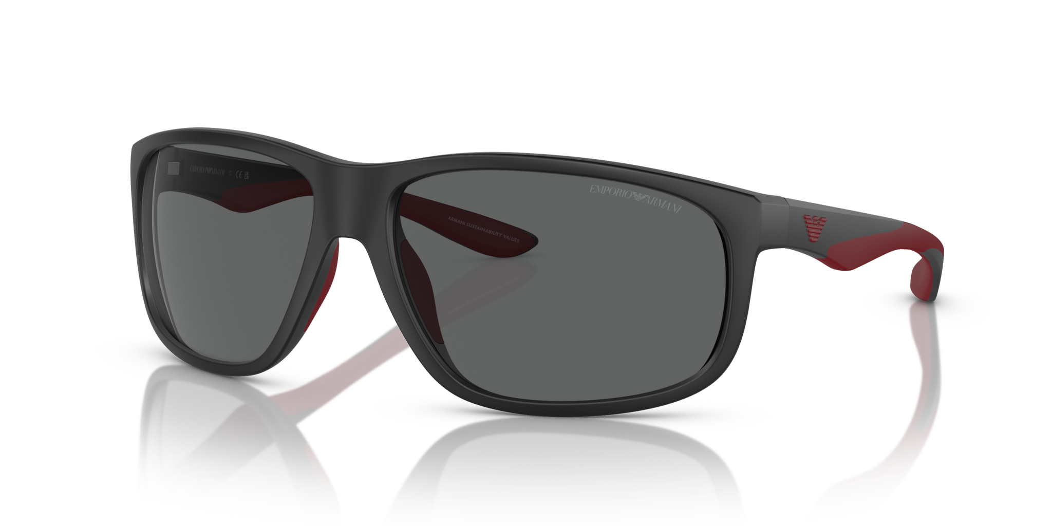 Occhiali da Sole Uomo Emporio Armani 0EA4199U Nero Opaco Originali