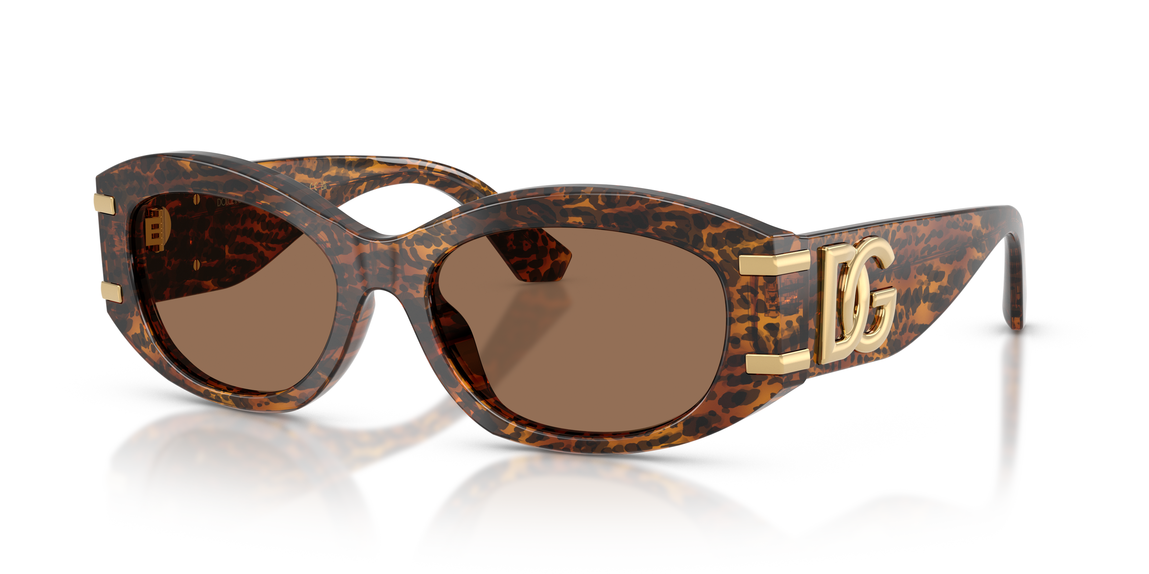 Occhiali da sole donna Dolce&Gabbana DG4502 Leo Transparent