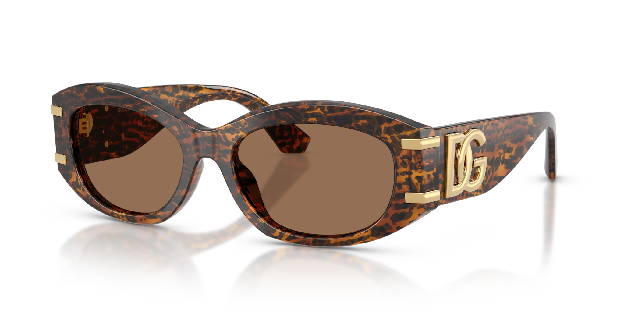 Occhiali da sole donna Dolce&Gabbana DG4502 Leo Transparent