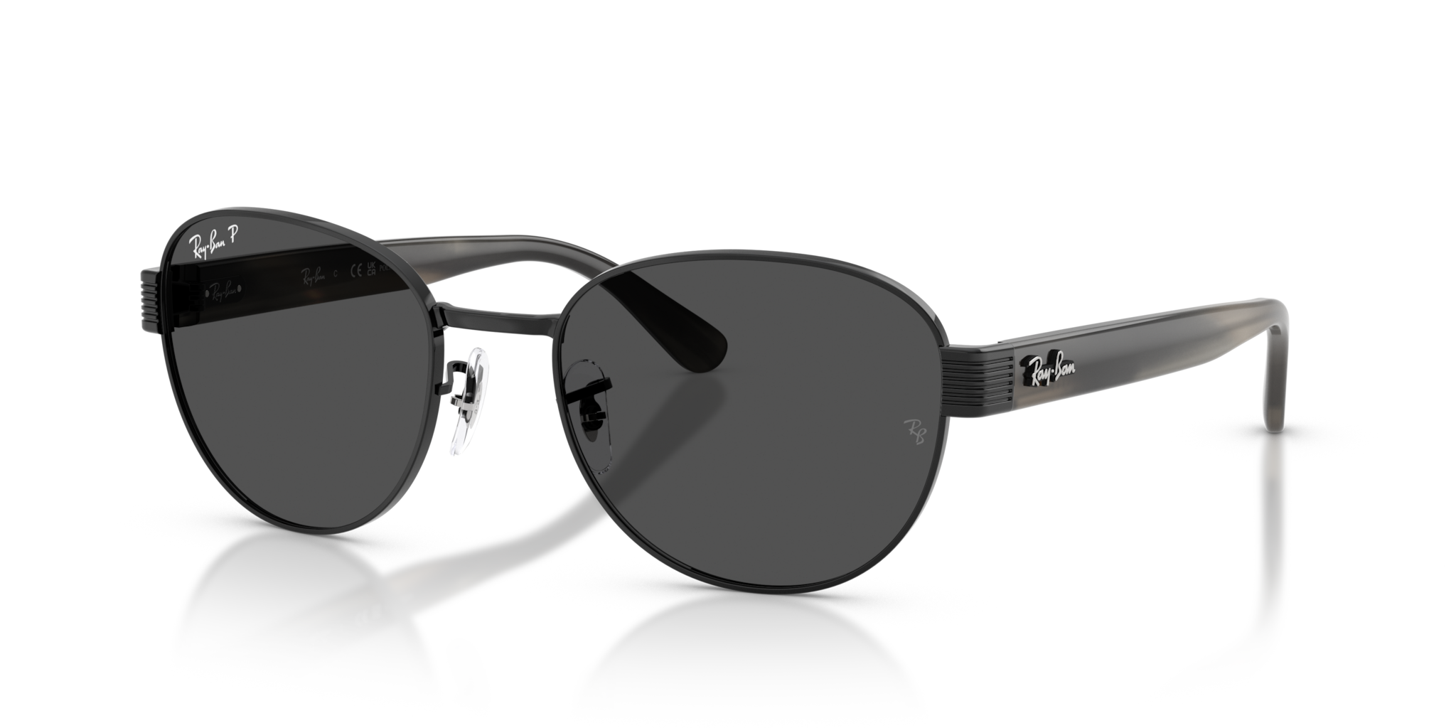 Occhiali da Sole Ray-Ban RB3766CH Polarized+ Neri | Stile Iconico