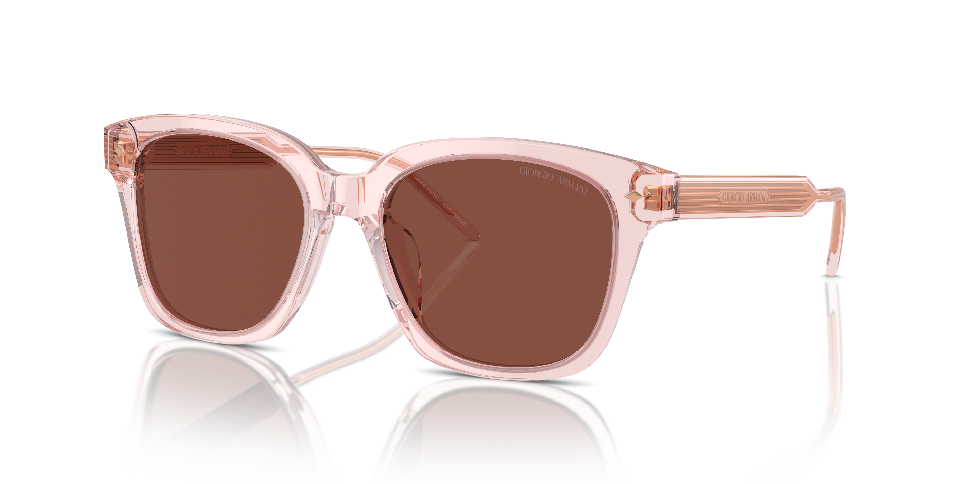 Occhiali da Sole Donna Giorgio Armani Rosa Trasparente AR8210U