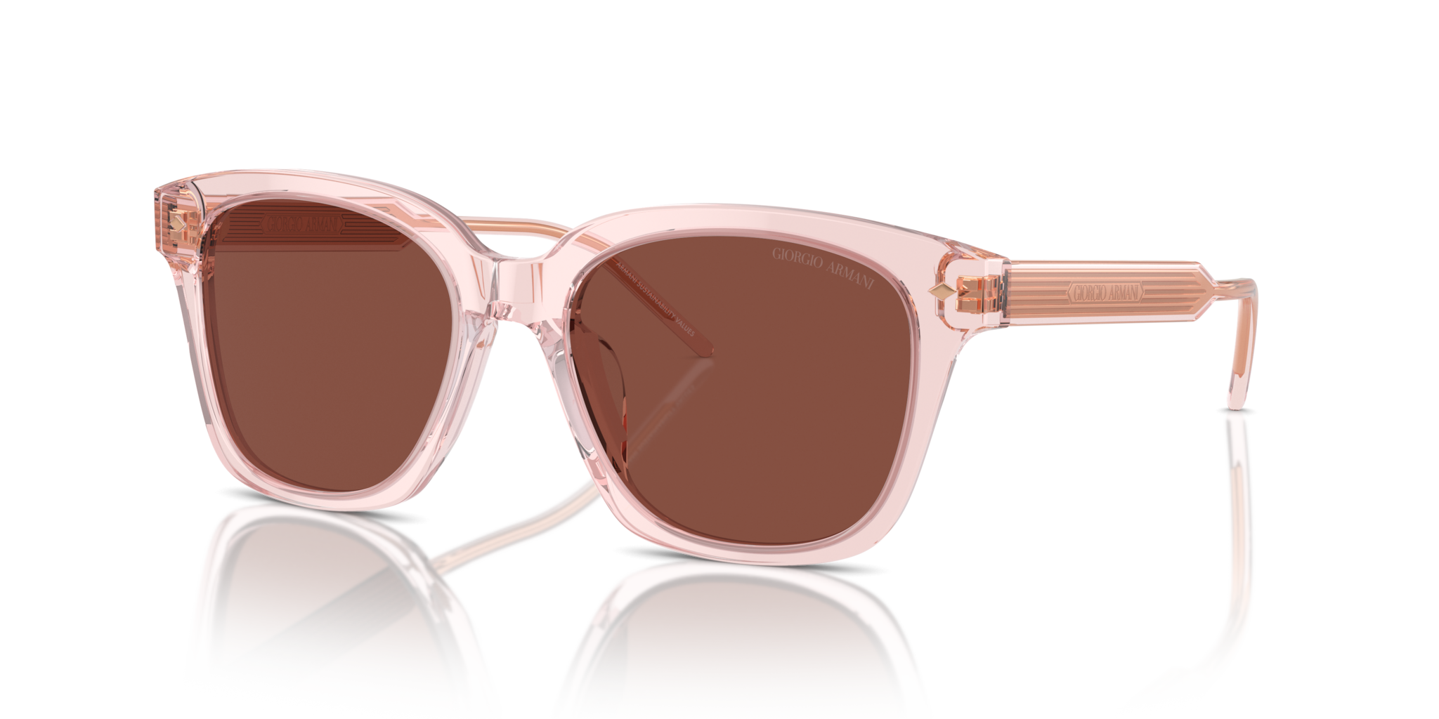 Occhiali da Sole Donna Giorgio Armani Rosa Trasparente AR8210U