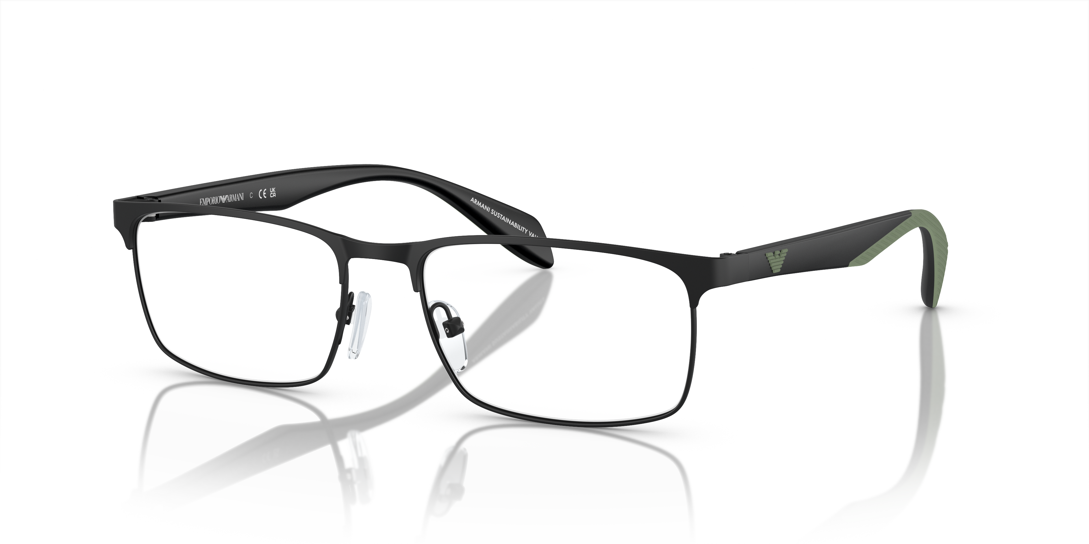Occhiali da Vista Uomo Emporio Armani 0EA1149 Nero Opaco