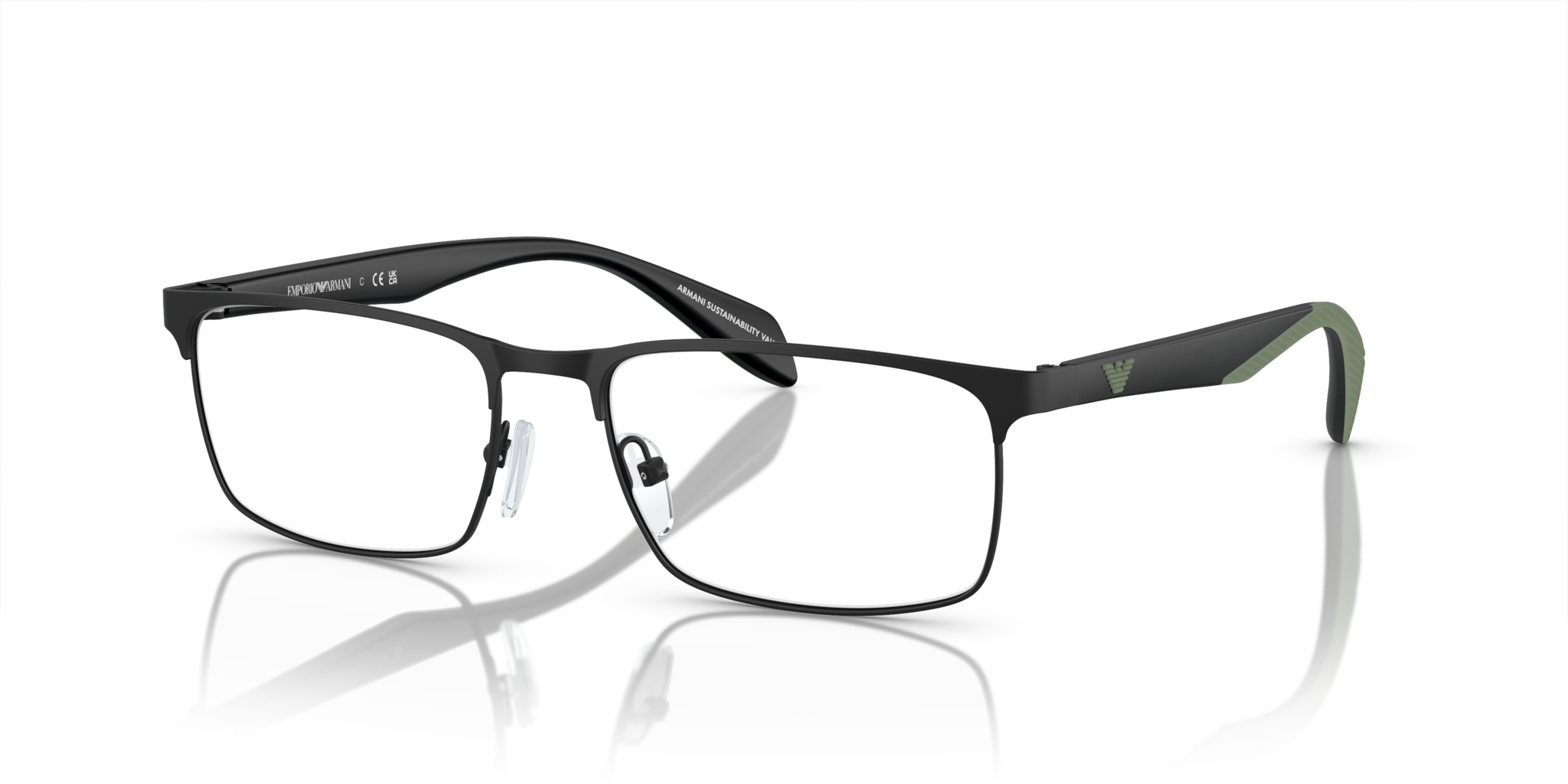 Occhiali da Vista Uomo Emporio Armani 0EA1149 Nero Opaco