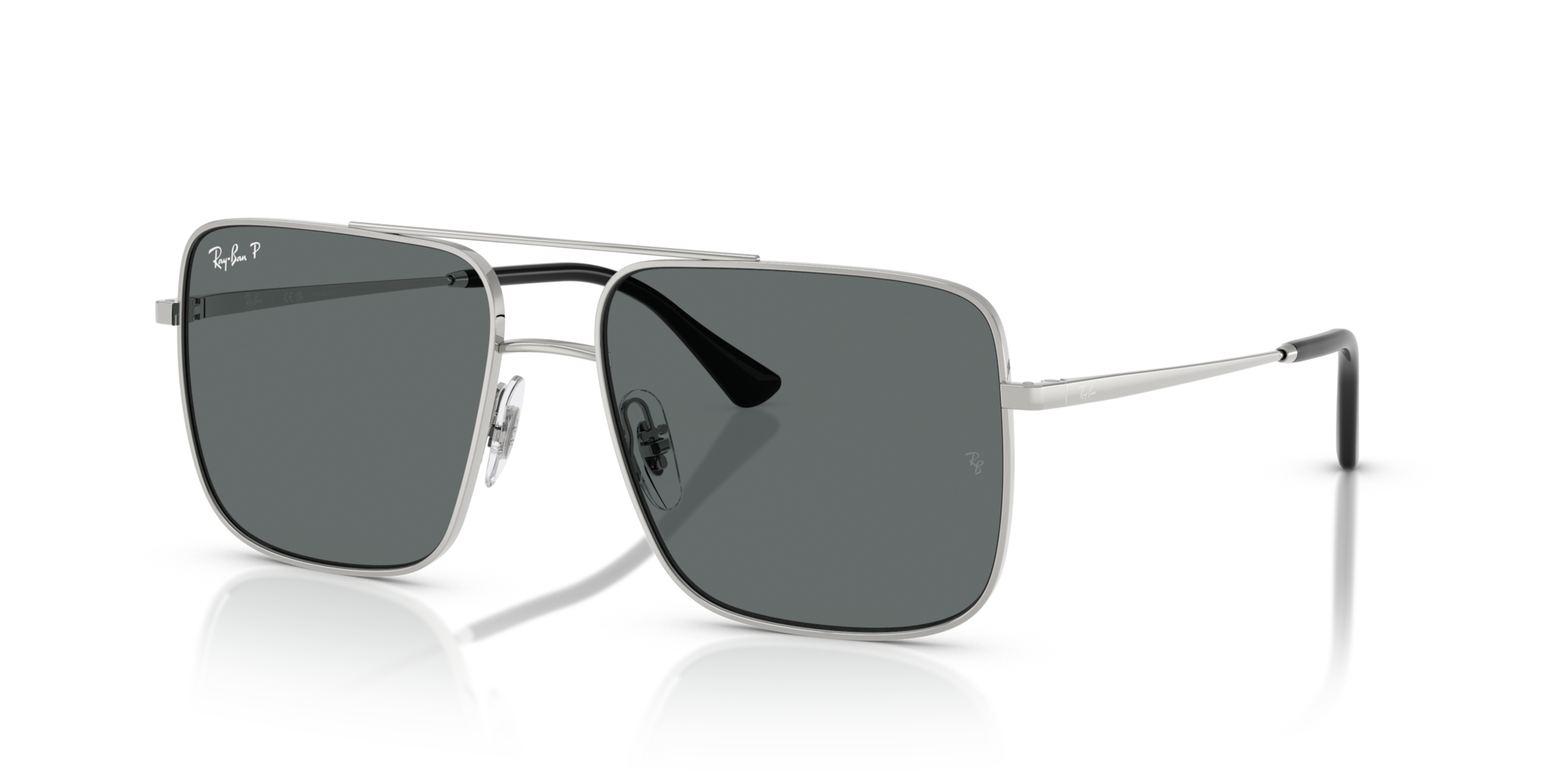 Occhiali da Sole Ray-Ban ARI 0RB3758 Silver Originali - Spedizione Vel