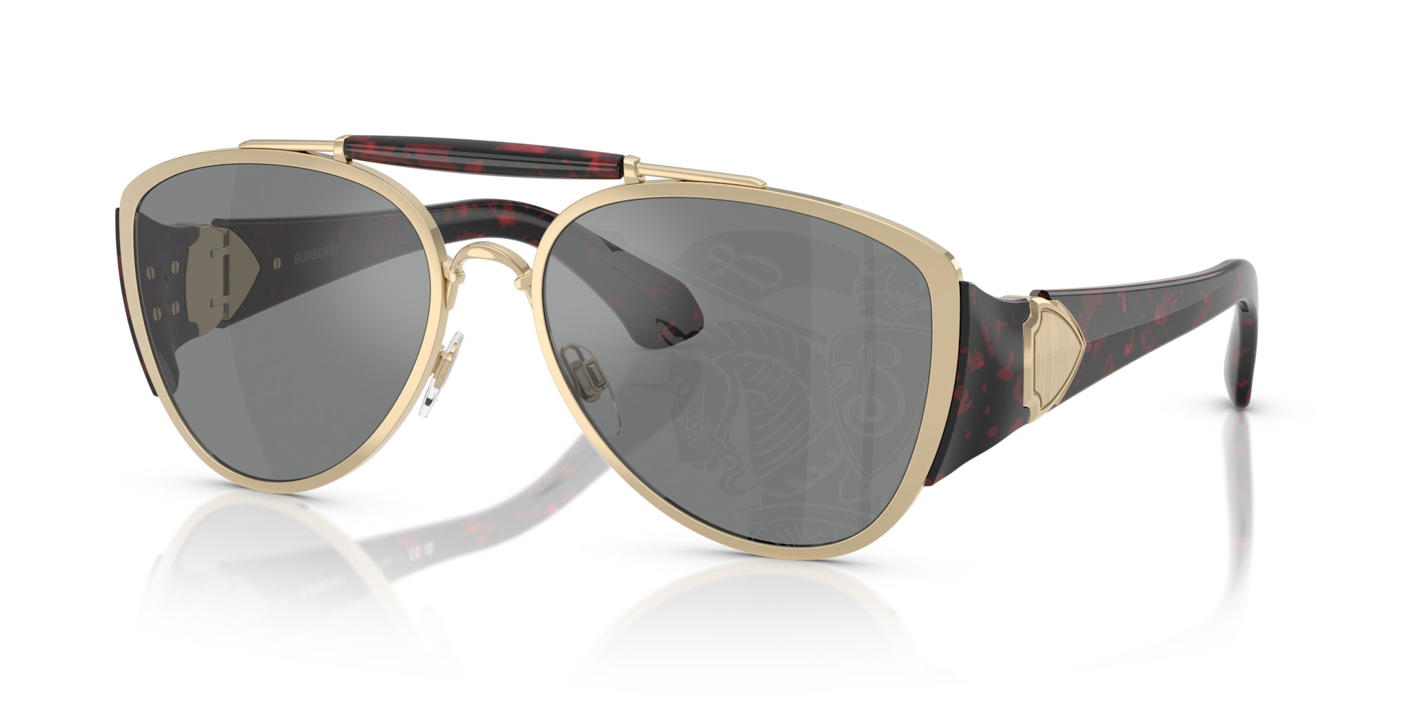 Occhiali da Sole Burberry BE3161 Light Gold | Stile Iconico Unisex
