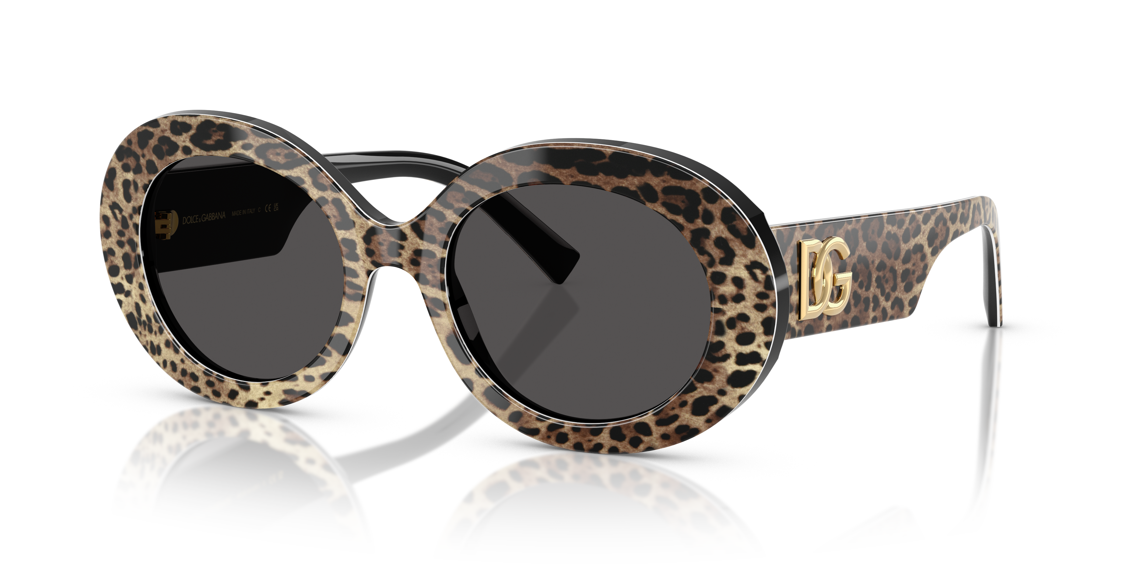 Occhiali da Sole Dolce&Gabbana DG4448 Top Leo On Black Donna