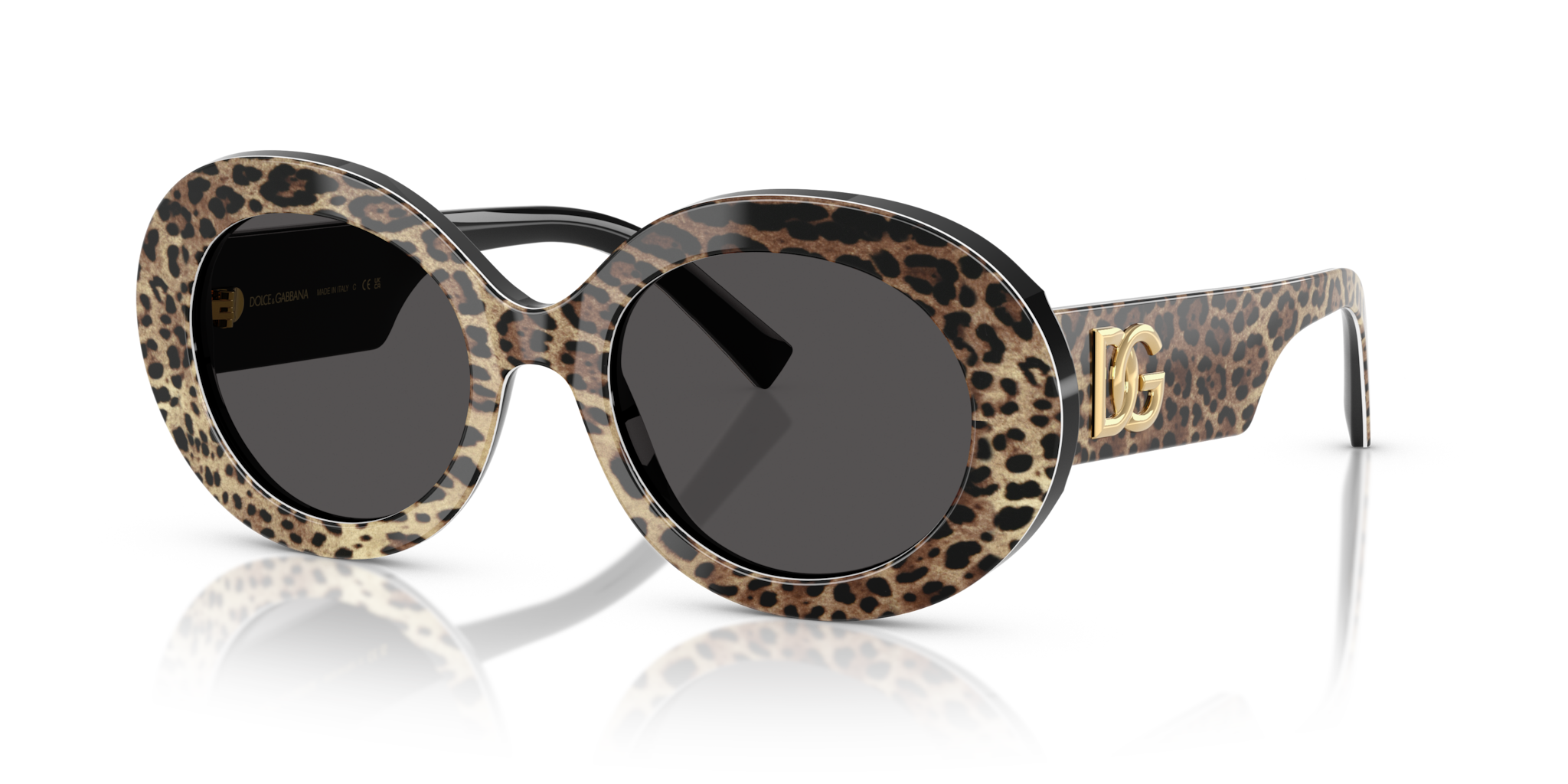 Occhiali da Sole Dolce&Gabbana DG4448 Top Leo On Black Donna