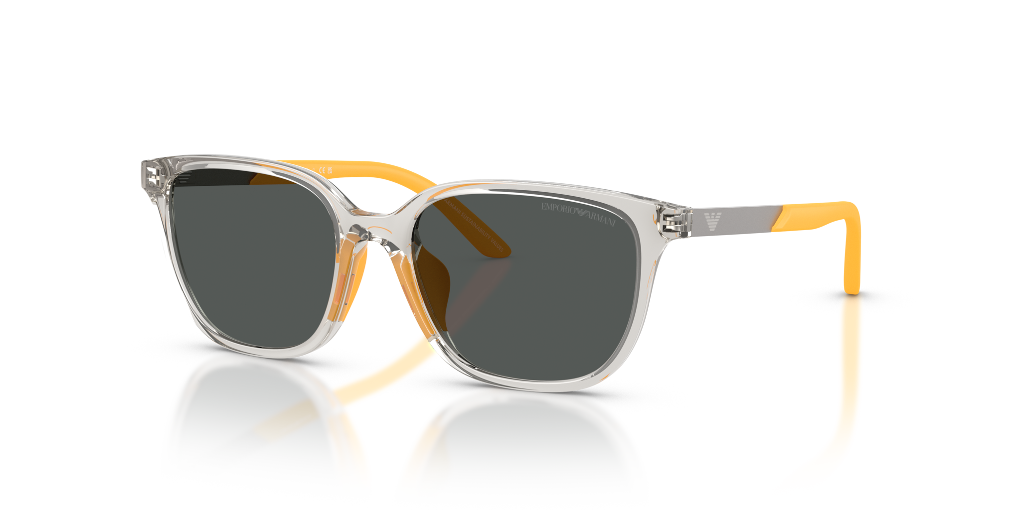 Occhiali da Sole Uomo Emporio Armani EK4006U Grigio Trasparente