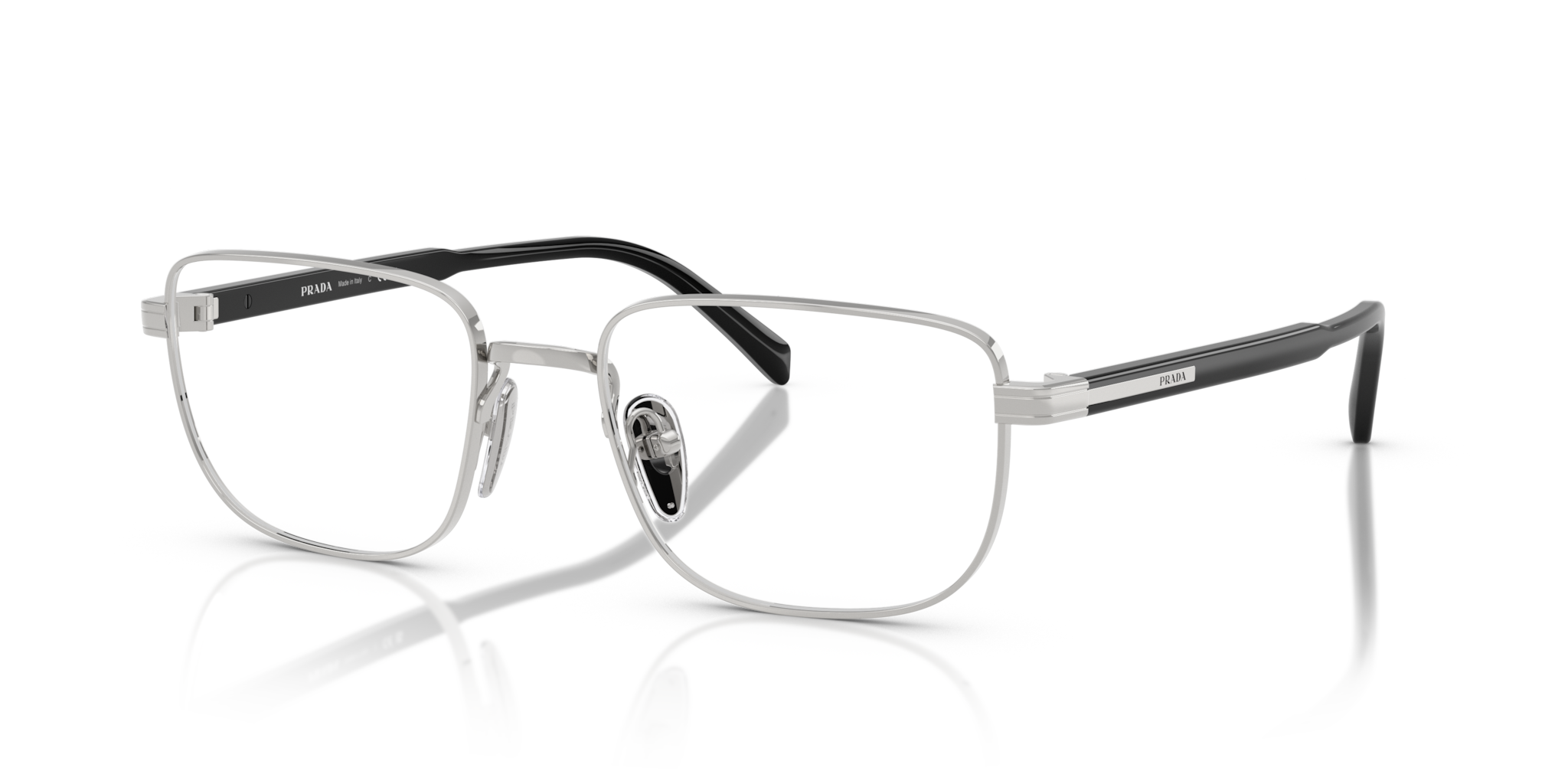Occhiali da Vista Prada Uomo 0PR B51V Silver | Eleganza Maschile