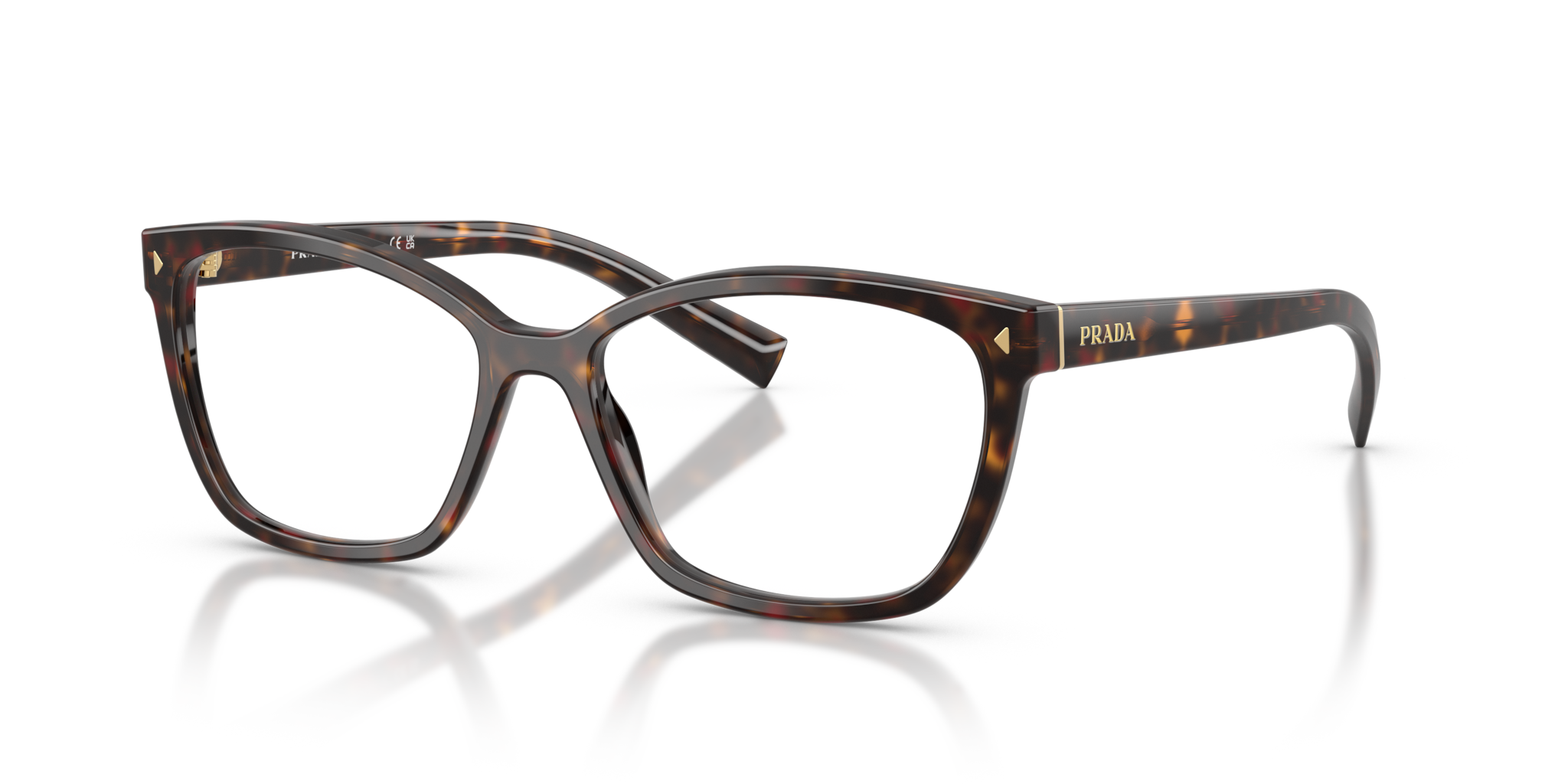 Occhiali da Vista Prada 0PR 15ZV Donna Root Tortoise | Stile Eleganza
