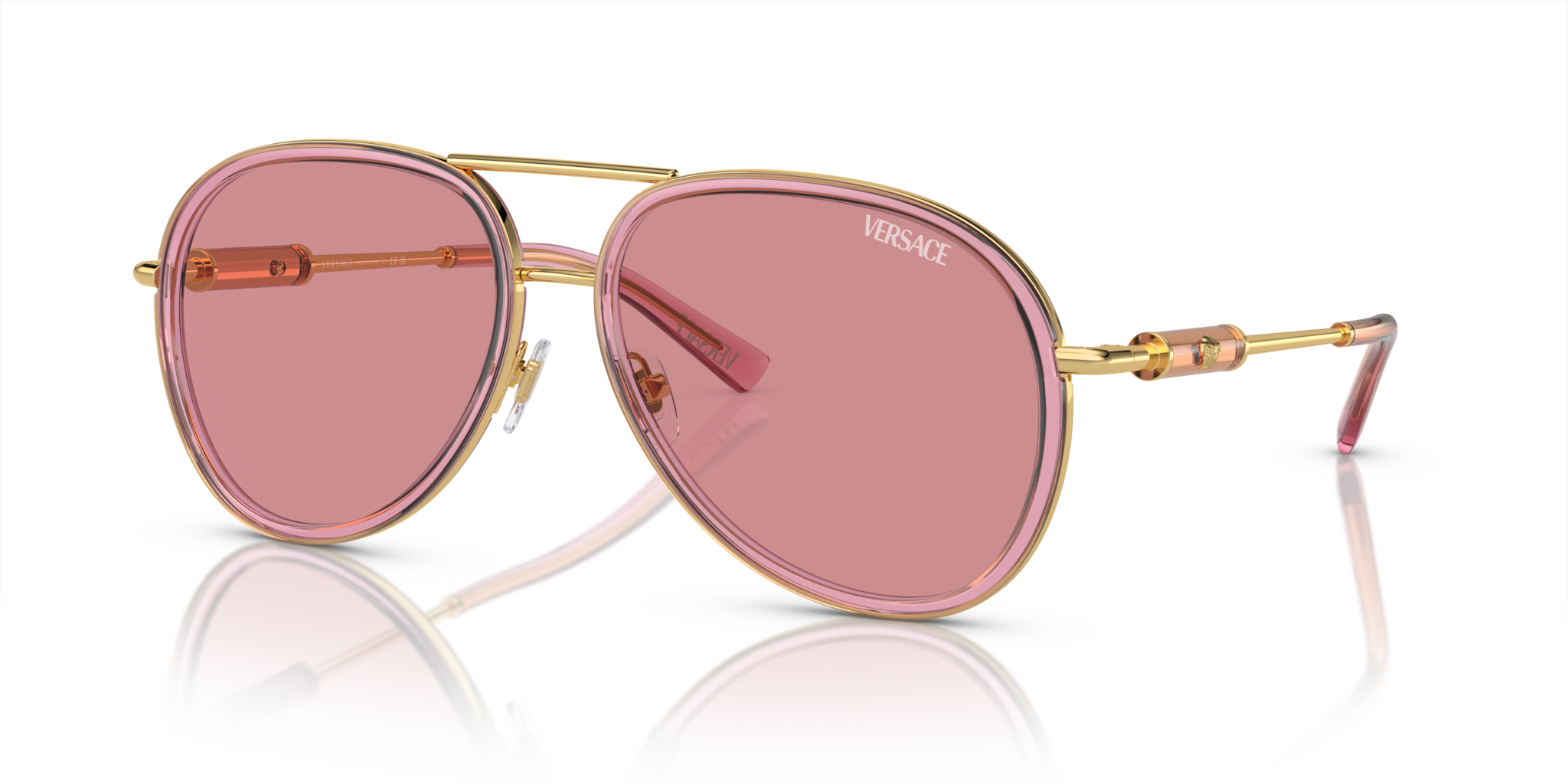 Occhiali da Sole Versace VE2260 Rosa Trasparente | Originali e Unici