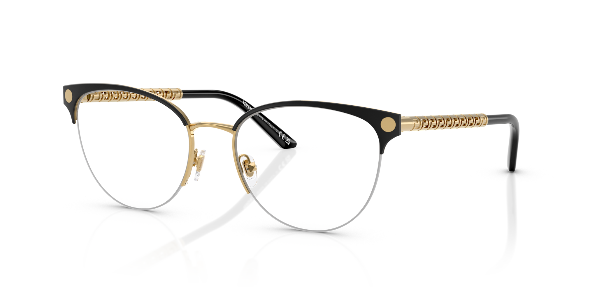 Occhiali da vista donna Versace VE1297 oro nero | Eleganza iconica