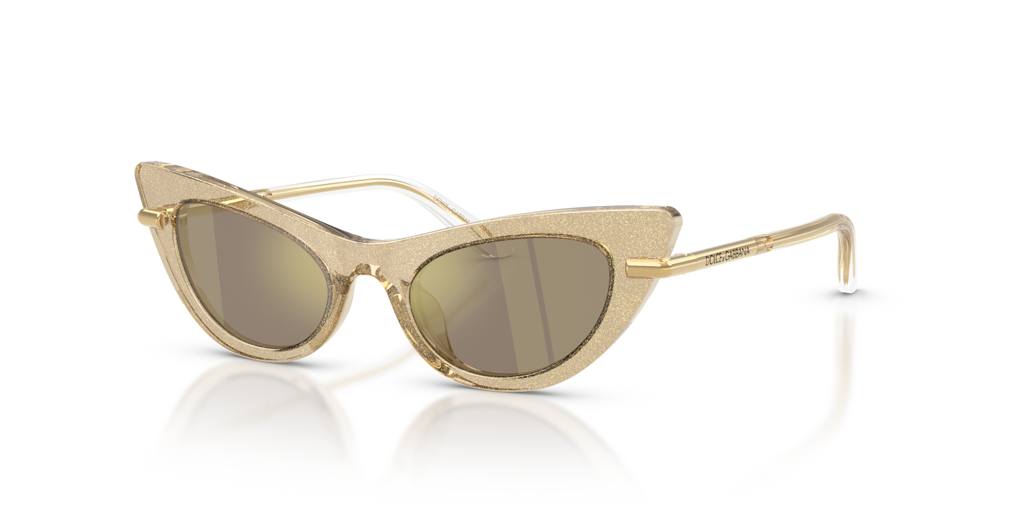 Occhiali da Sole Dolce Gabbana DX4008 Glitter Gold Donna | Originali