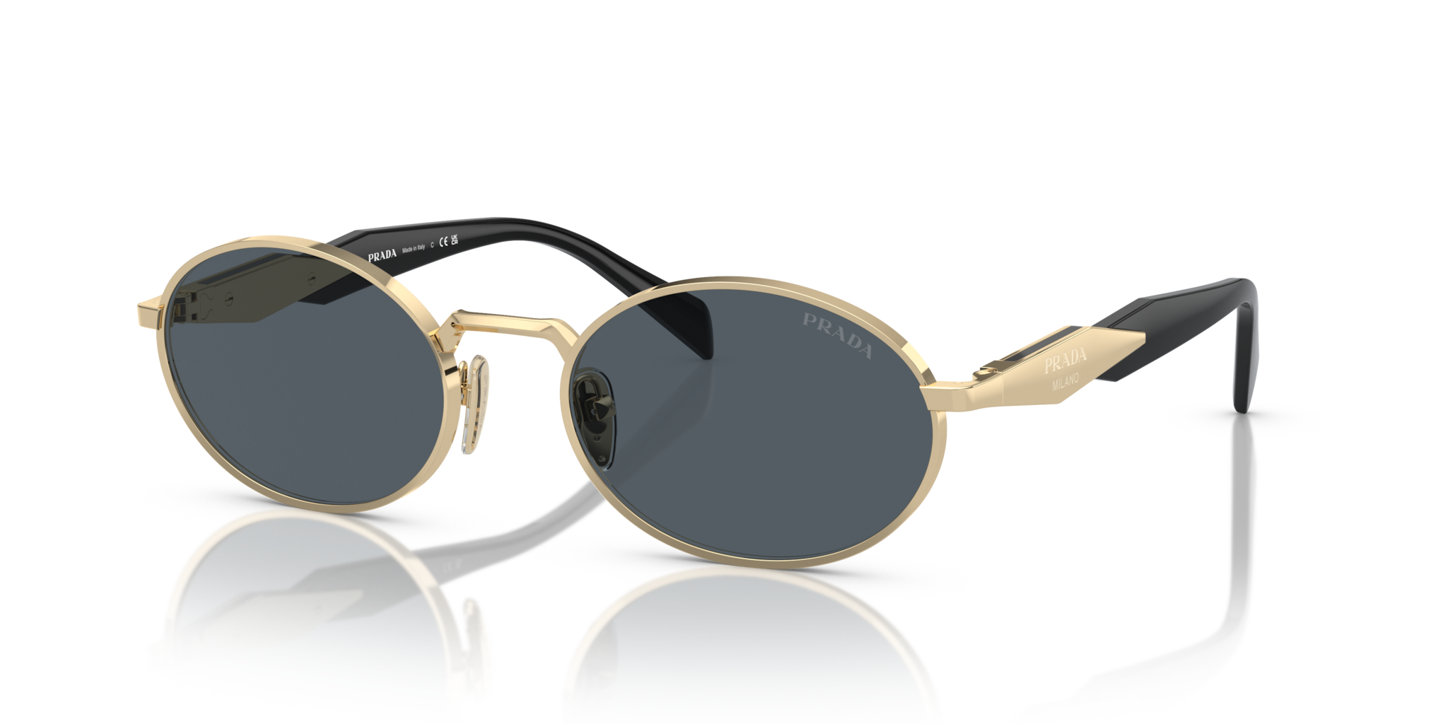 Occhiali da sole Prada 0PR 65ZS Pale Gold Donna Originali