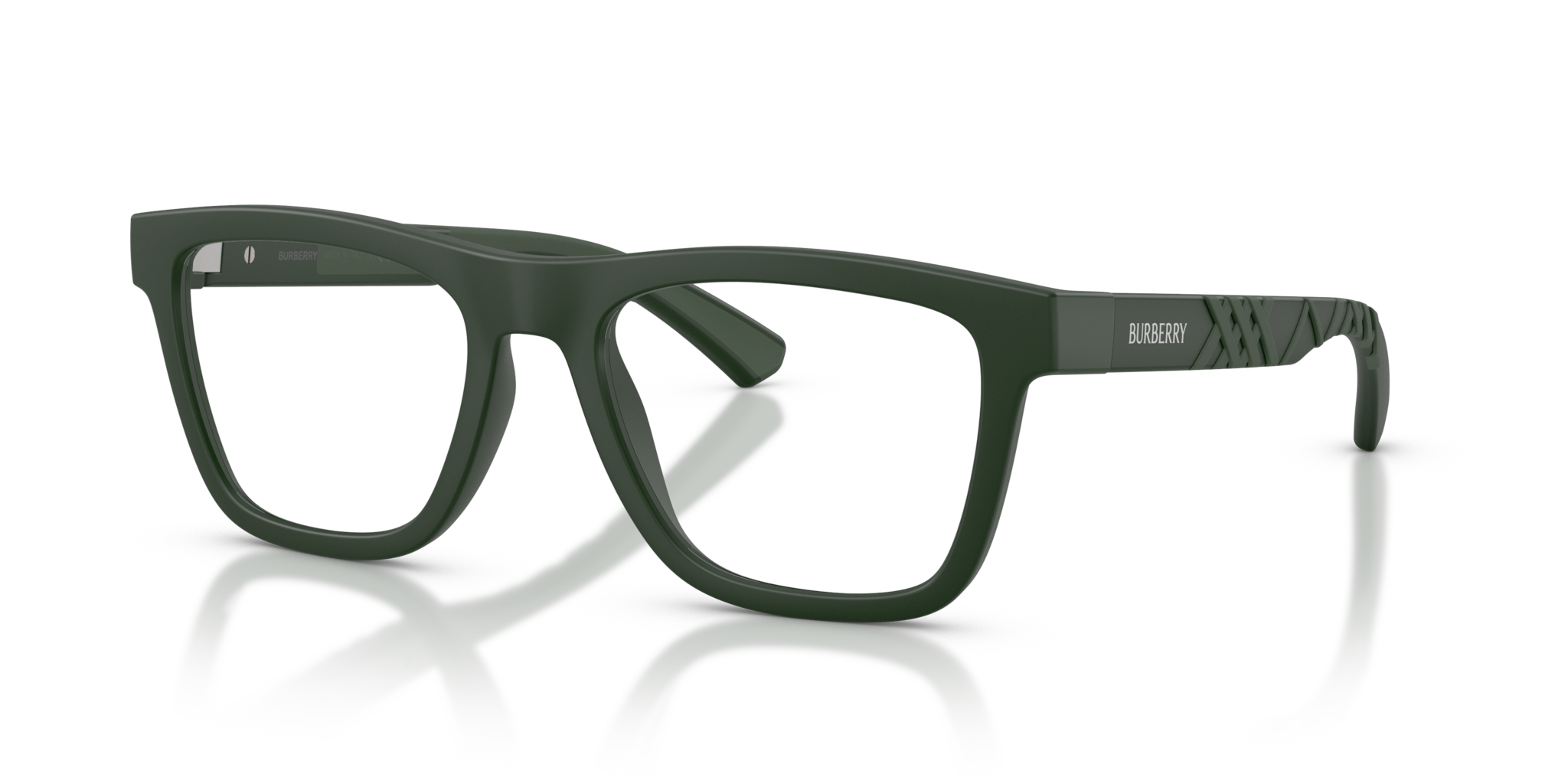 Occhiali da Vista Uomo Burberry 0BE2452U Verde Opaco - Stile Iconico
